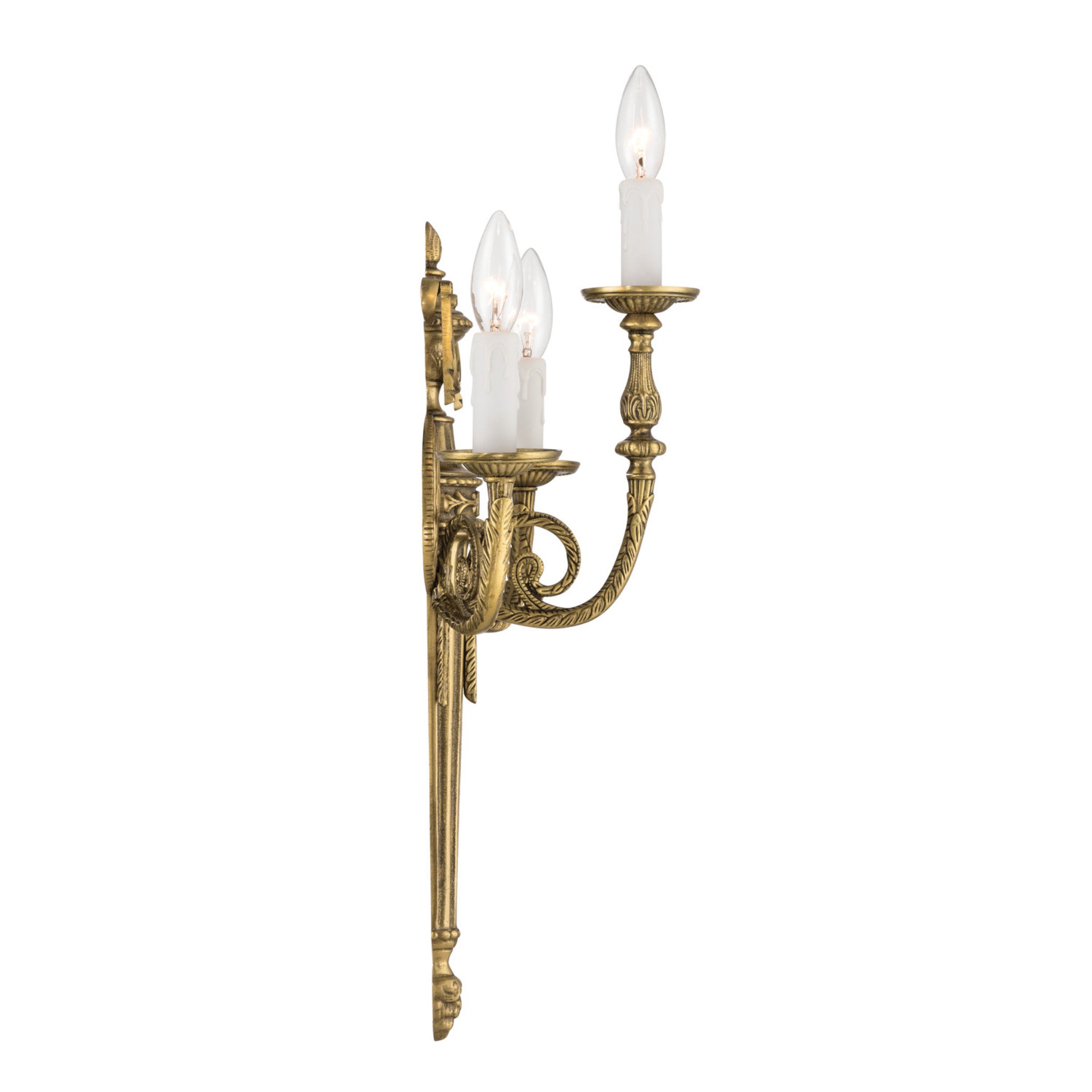 Loxley 12.75'' Matte Brass Sconce Gold 12.75"W x 21.5"H x 6.75"D