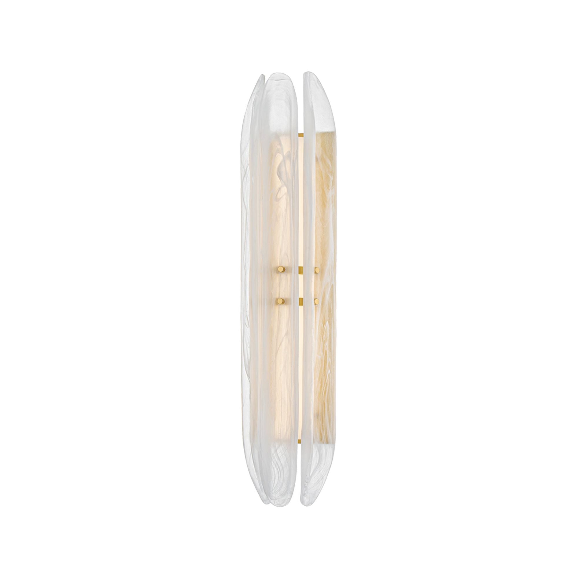 Westtown 1-Light Wall Sconce in Aged Brass 5.25W x 22H