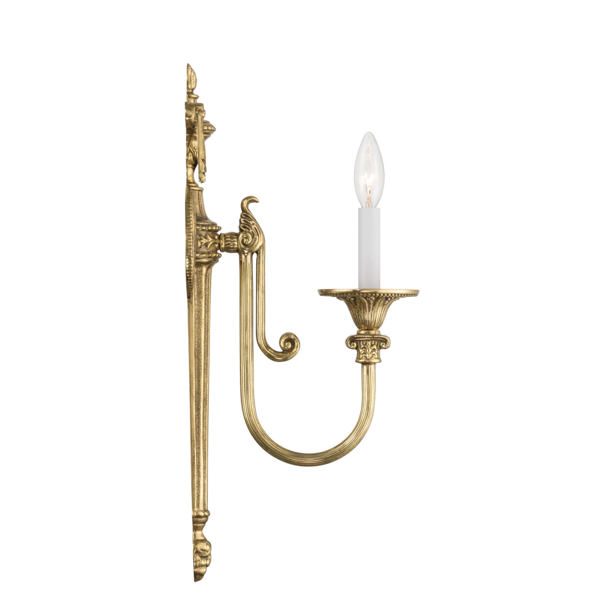 Langley 4.75'' Olde Brass Sconce Gold 4.75"W x 20"H x 9"D