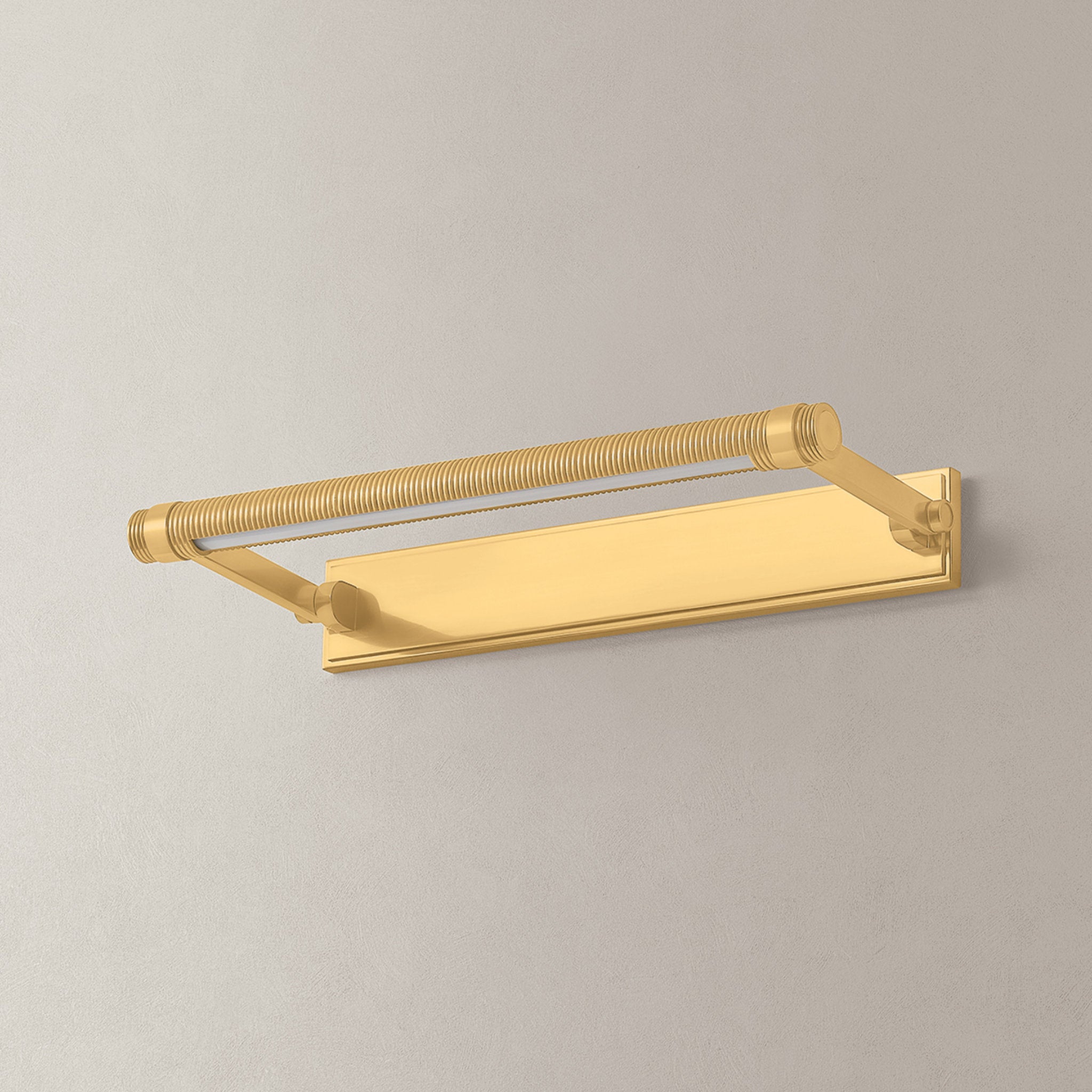 Duell 1-Light Picture Light in Aged Brass 18W x 2.75H (7318-AGB)