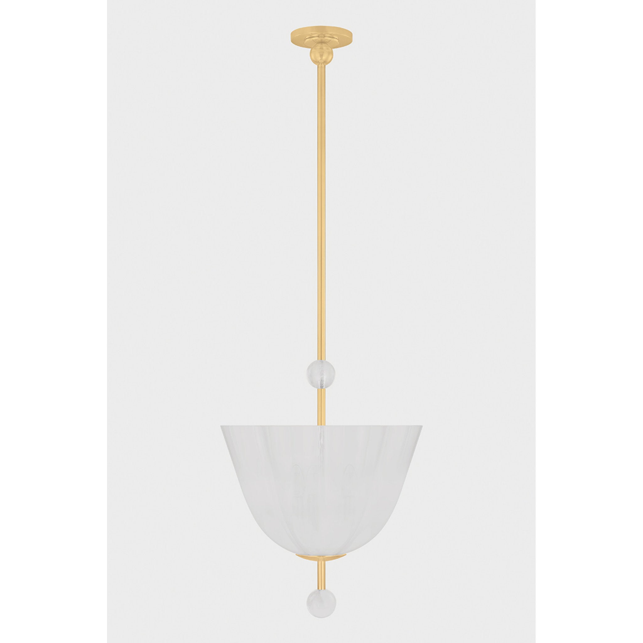 Cambria Heights 3-Light Lantern in Aged Brass 17W x 21H