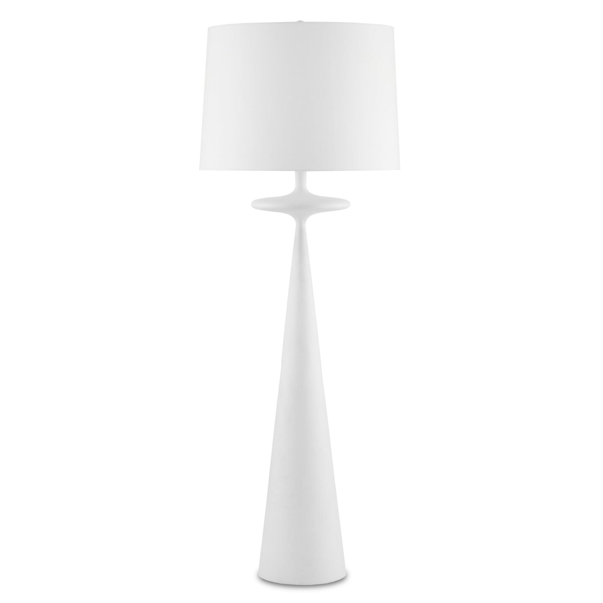 Giacomo White Floor Lamp - Gesso White
