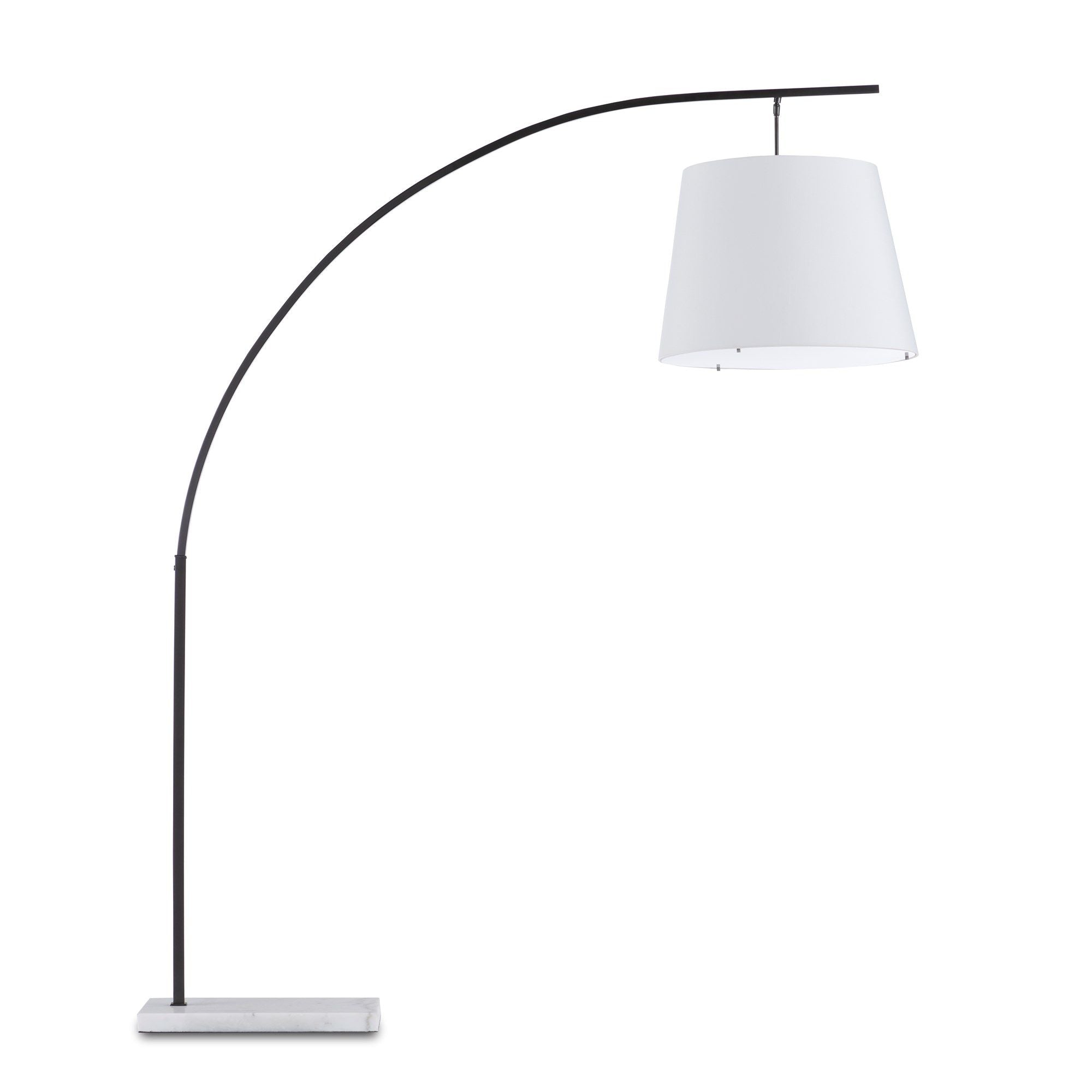 Cloister Large Bronze Floor Lamp - Oil Rubbed Bronze/White