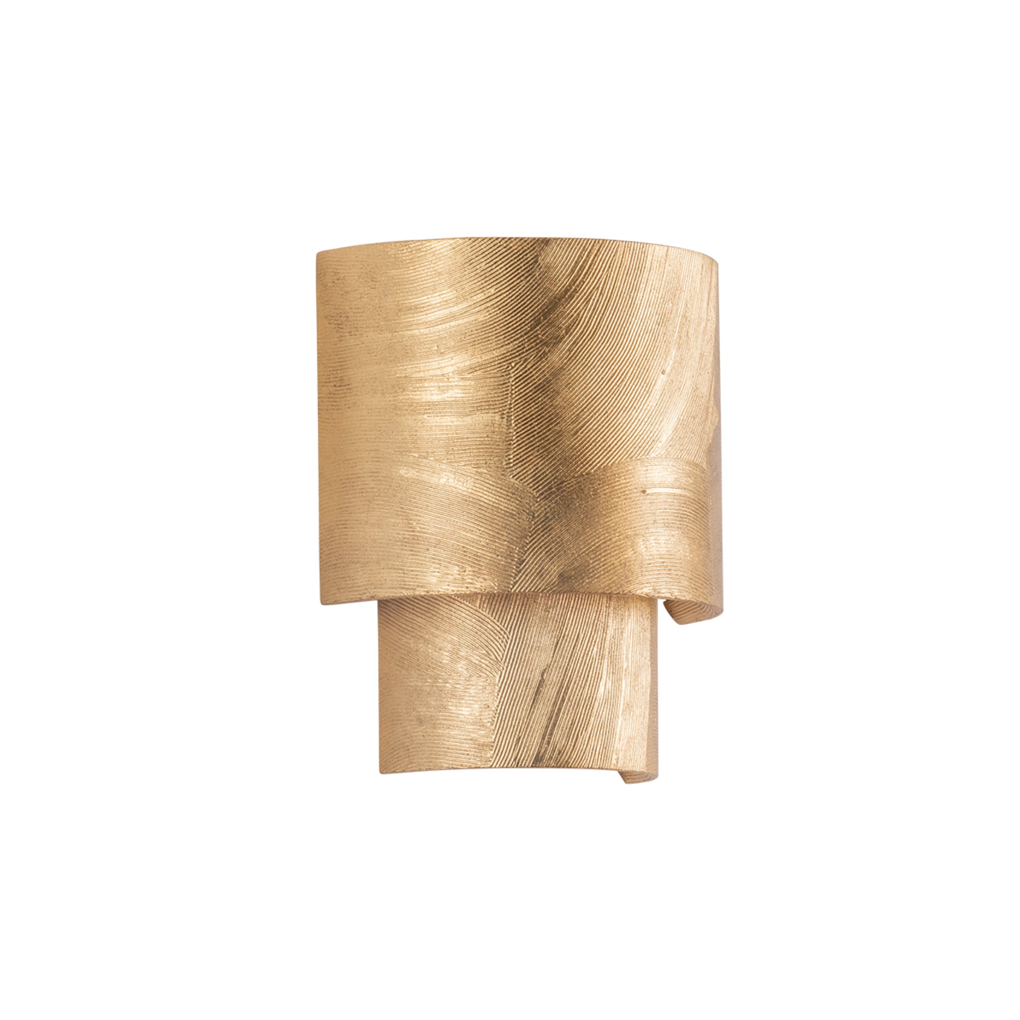 Moray 2-Light Wall Sconce in Vintage Gold Leaf 7.75W x 9.25H