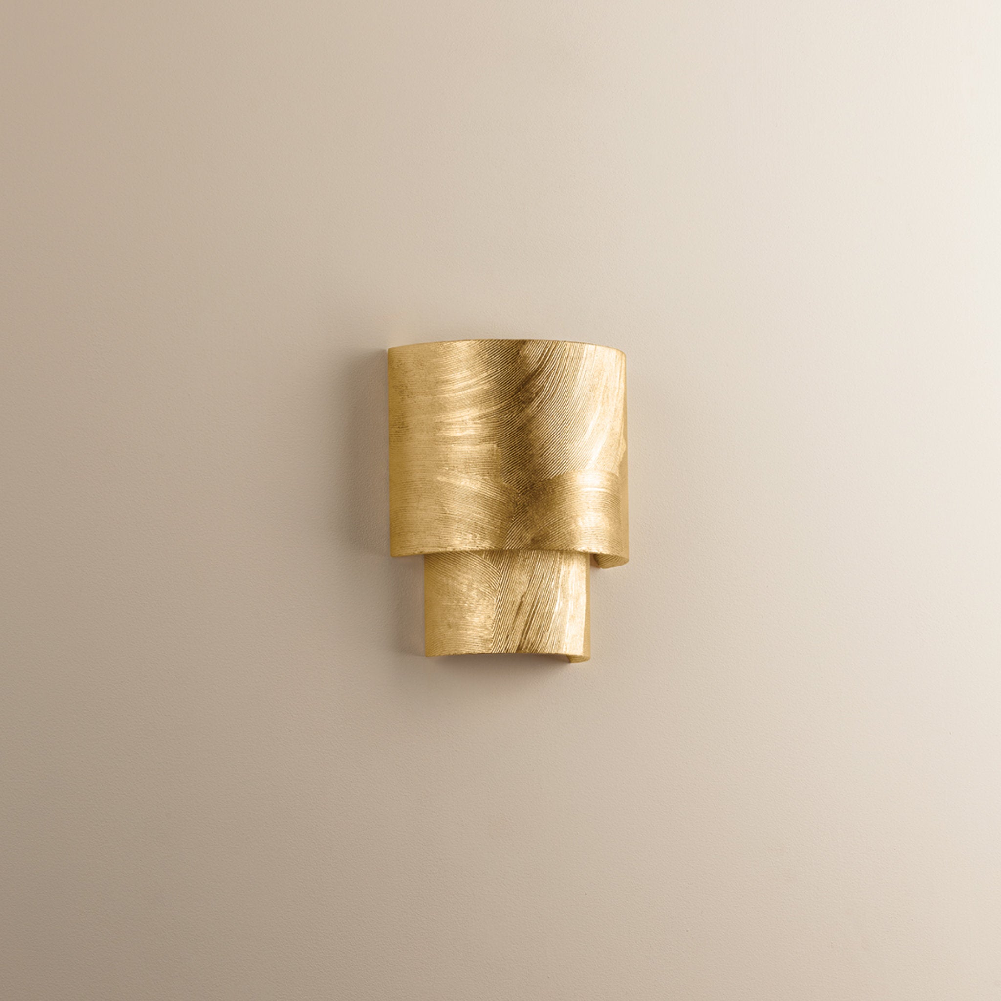 Moray 2-Light Wall Sconce in Vintage Gold Leaf 7.75W x 9.25H