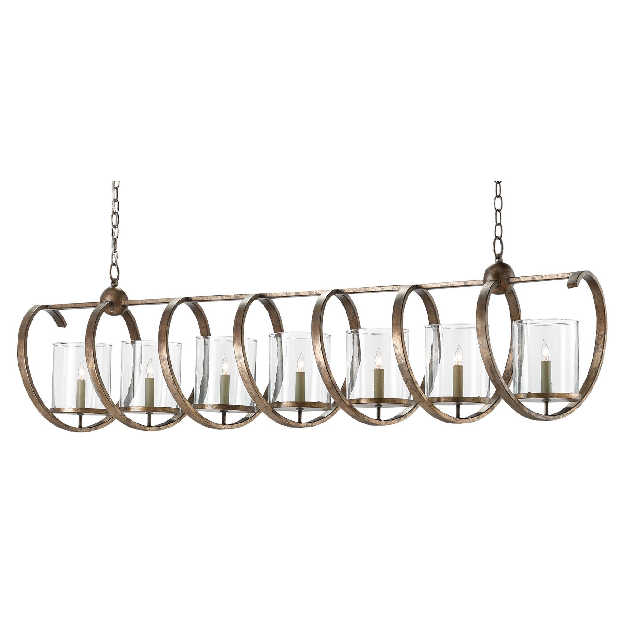 Maximus Grande Bronze Chandelier - Pyrite Bronze