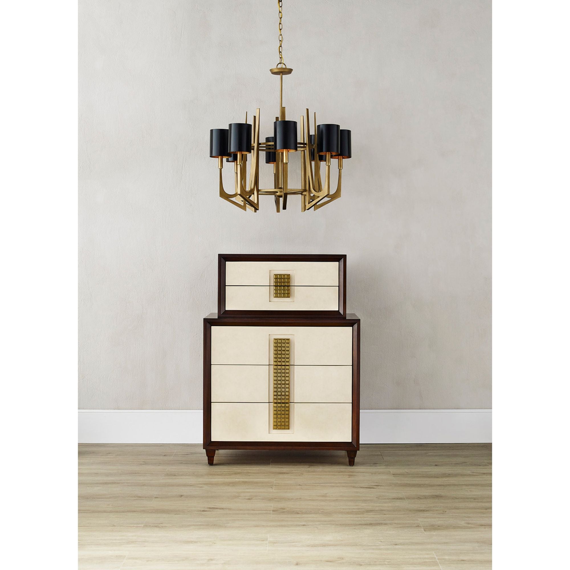 Umberto Brass Chandelier - Brass