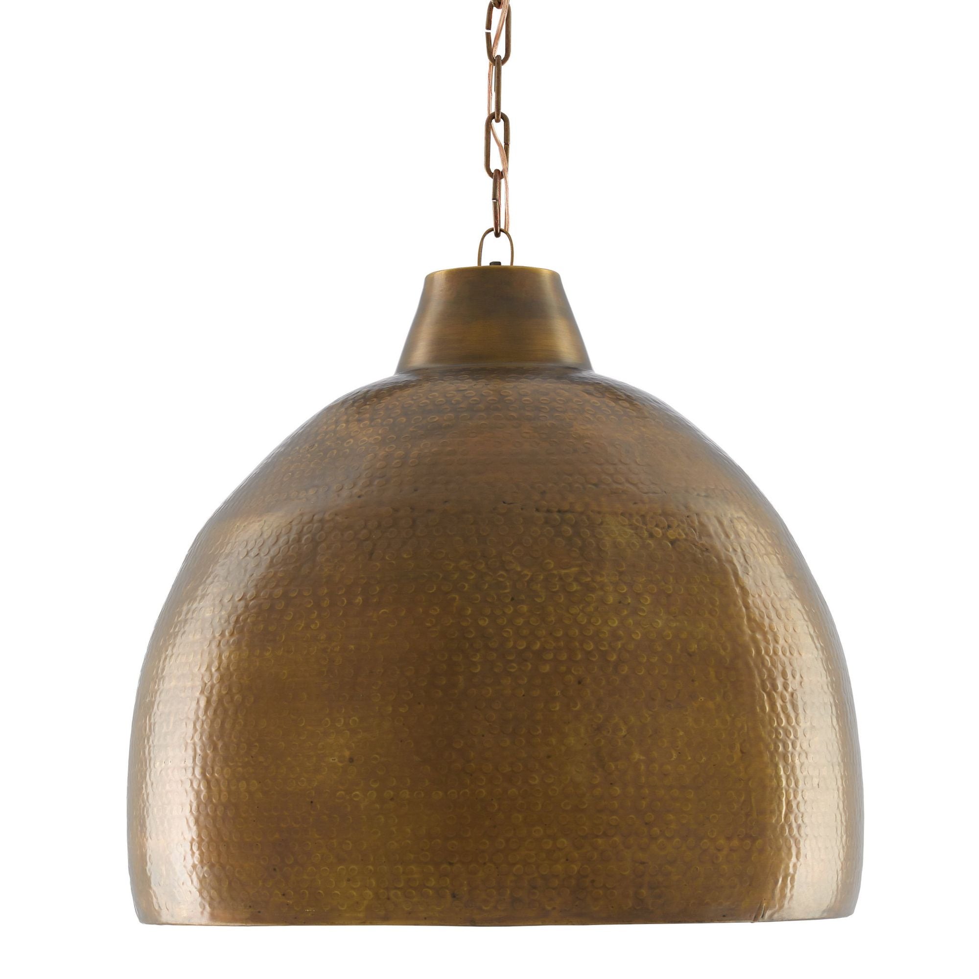 Earthshine Large Brass Pendant - Vintage Brass