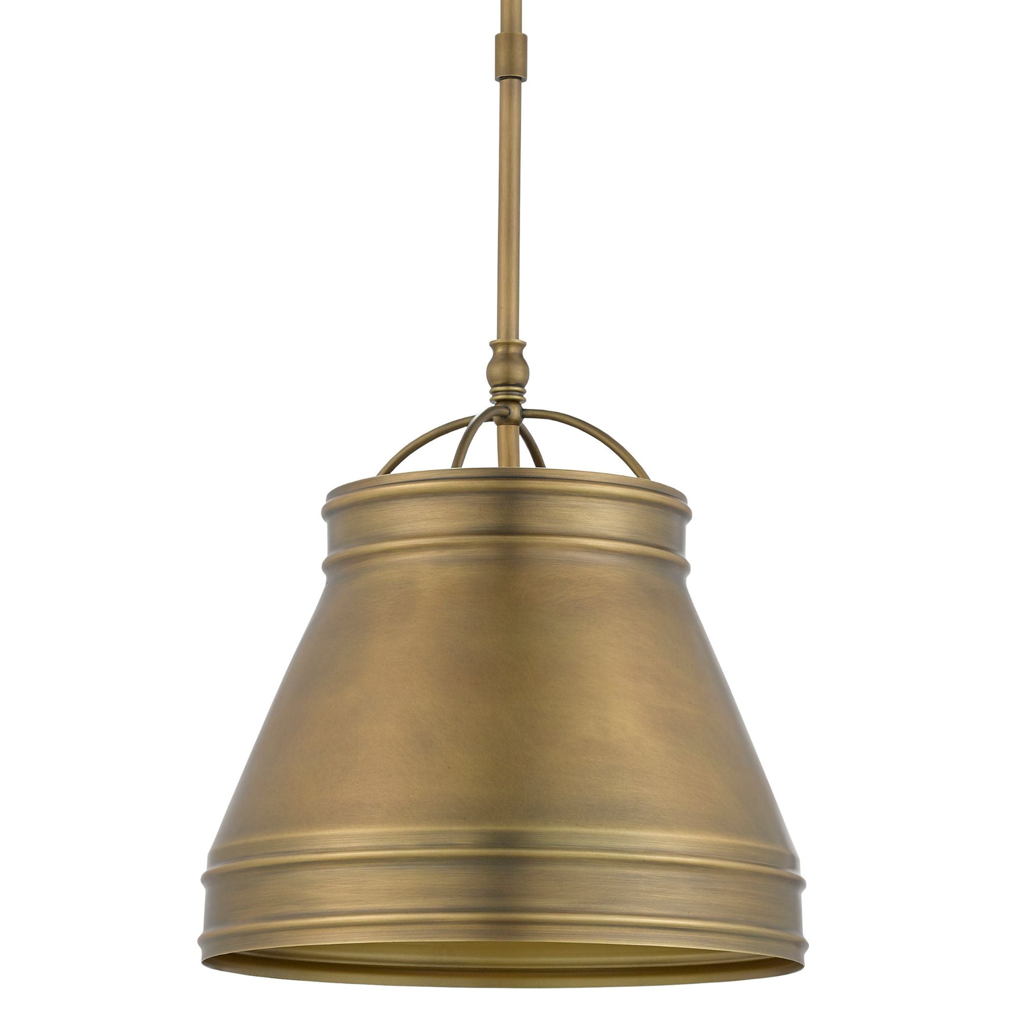 Lumley Brass Pendant - Antique Brass