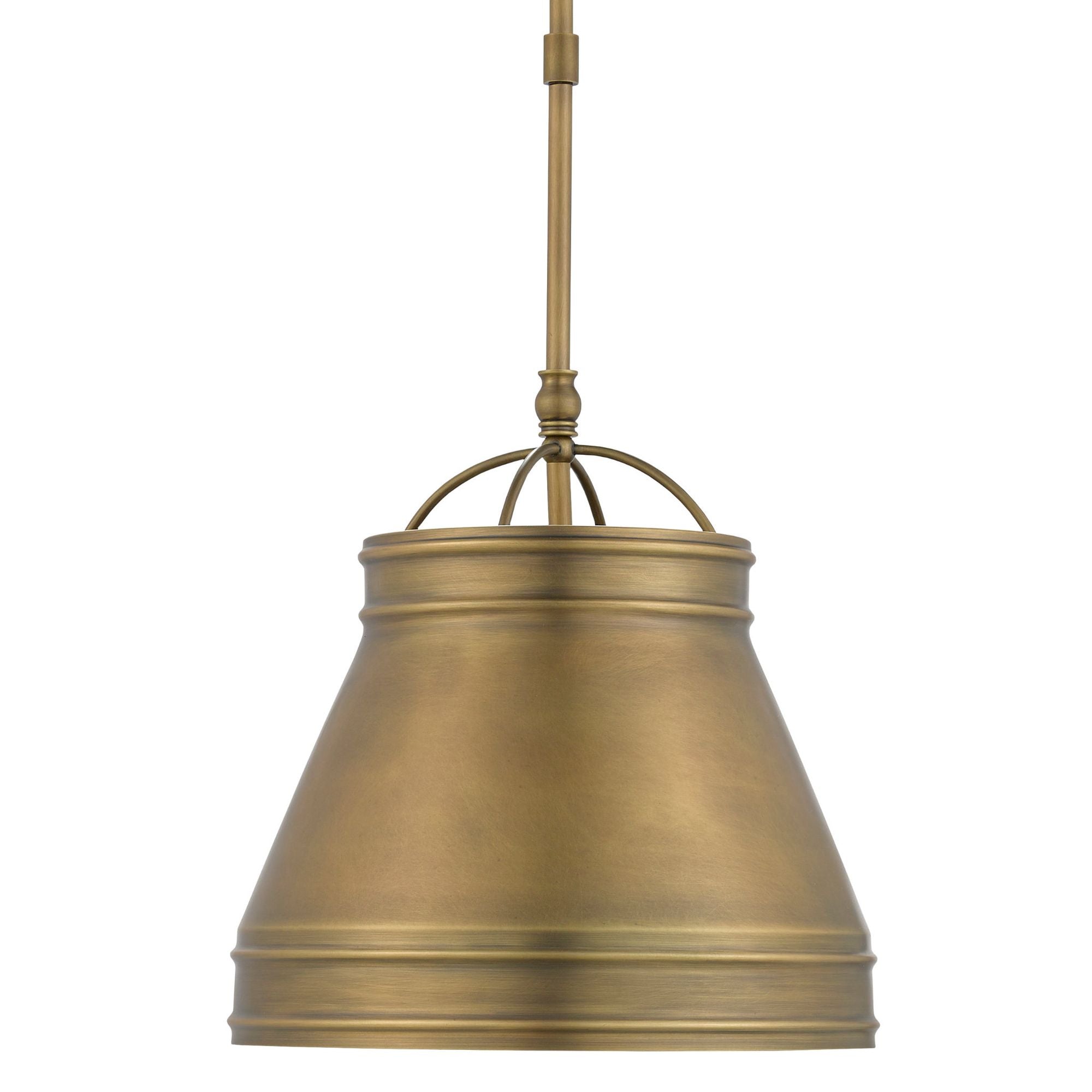 Lumley Brass Pendant - Antique Brass