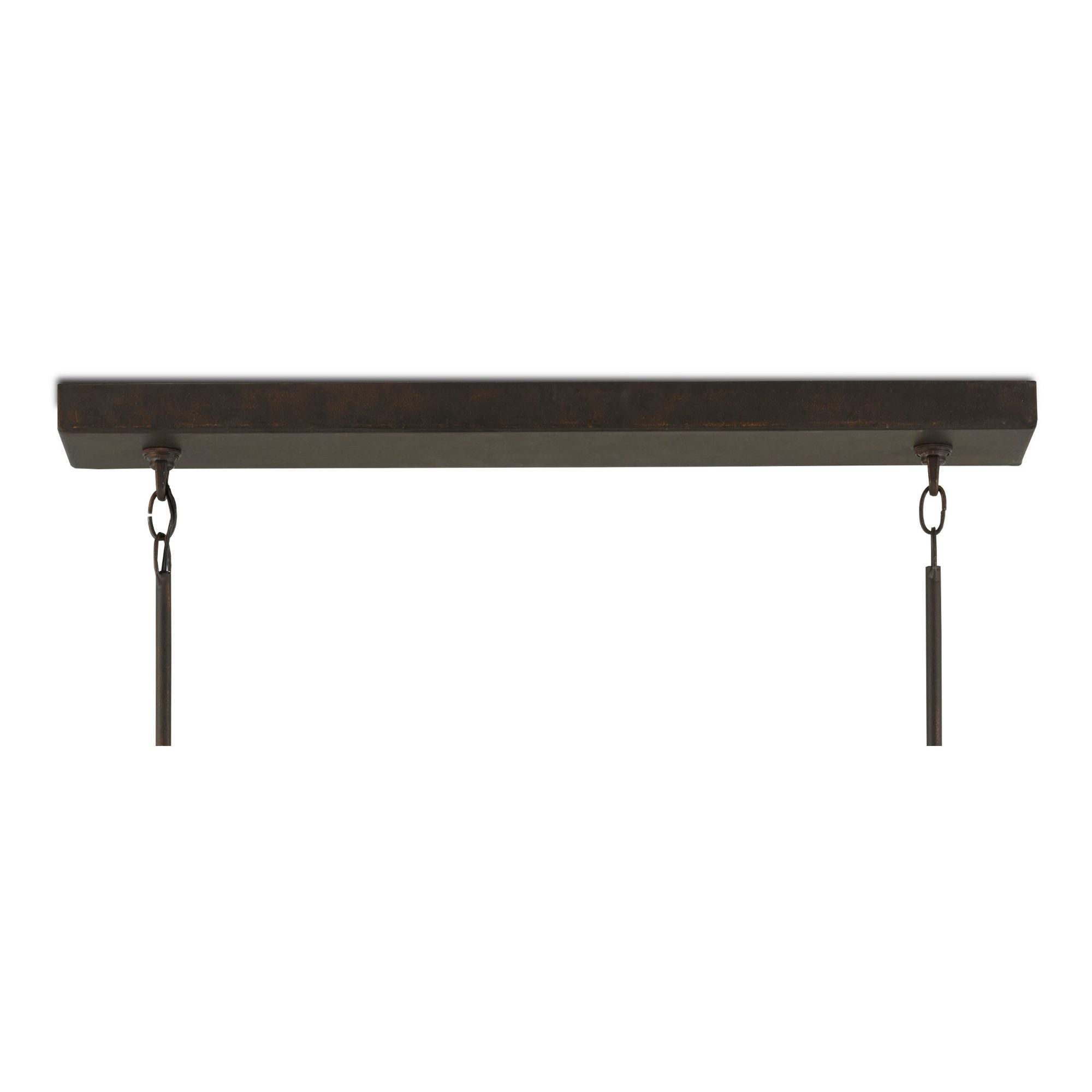 Middleton Bronze Rectangular Chandelier - Bronze Gold