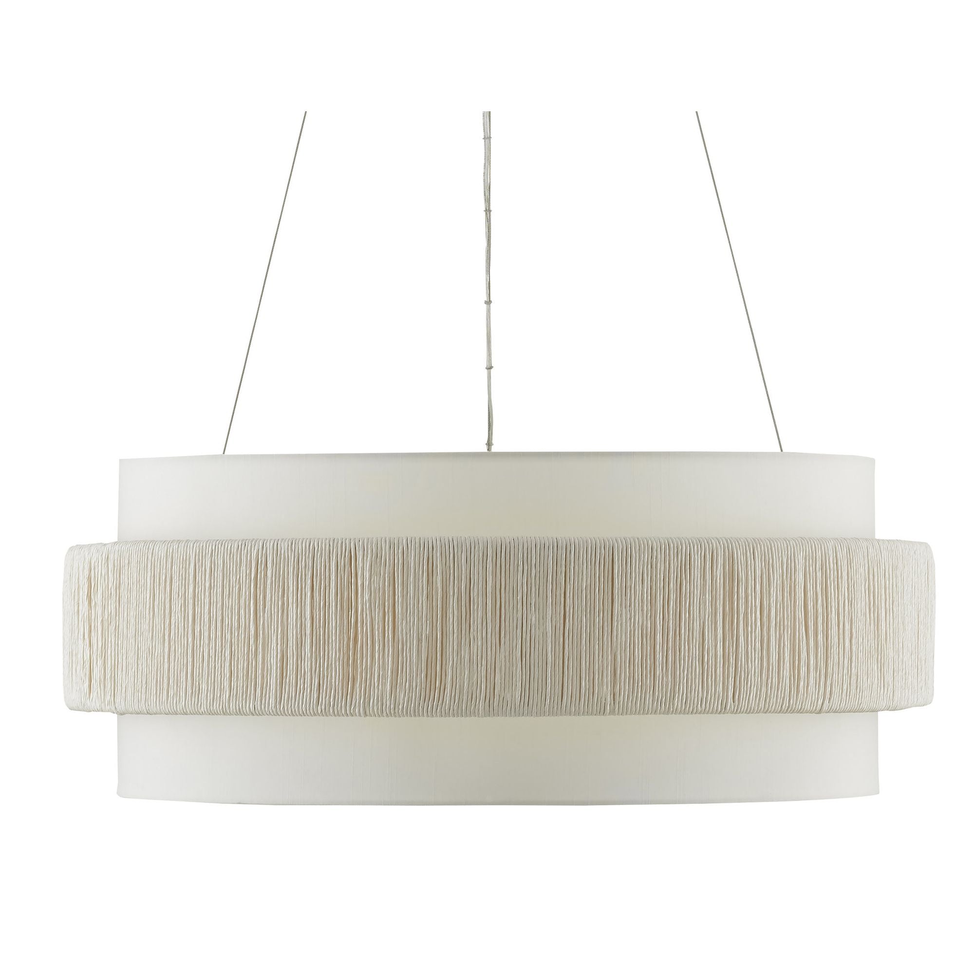 Rousham White Chandelier - Beige/Sugar White