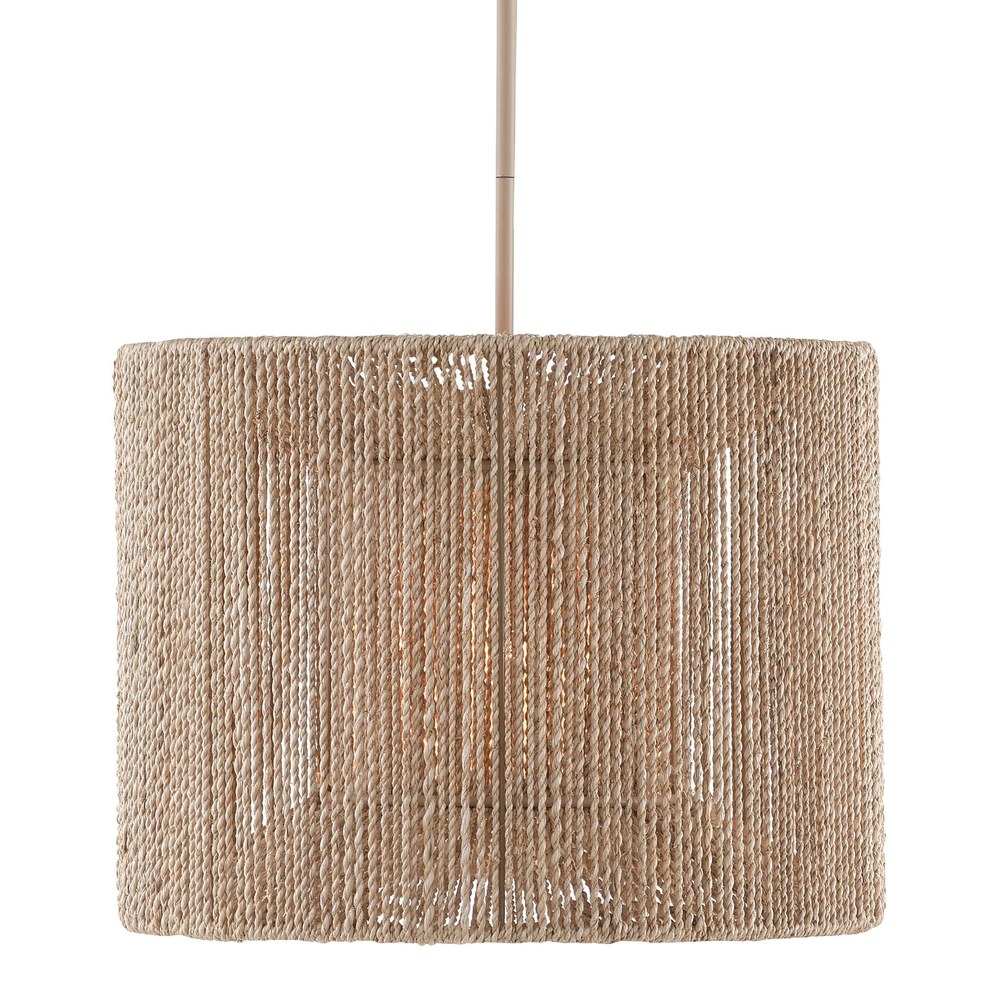 Mereworth Rope Chandelier - Natural Rope/Beige