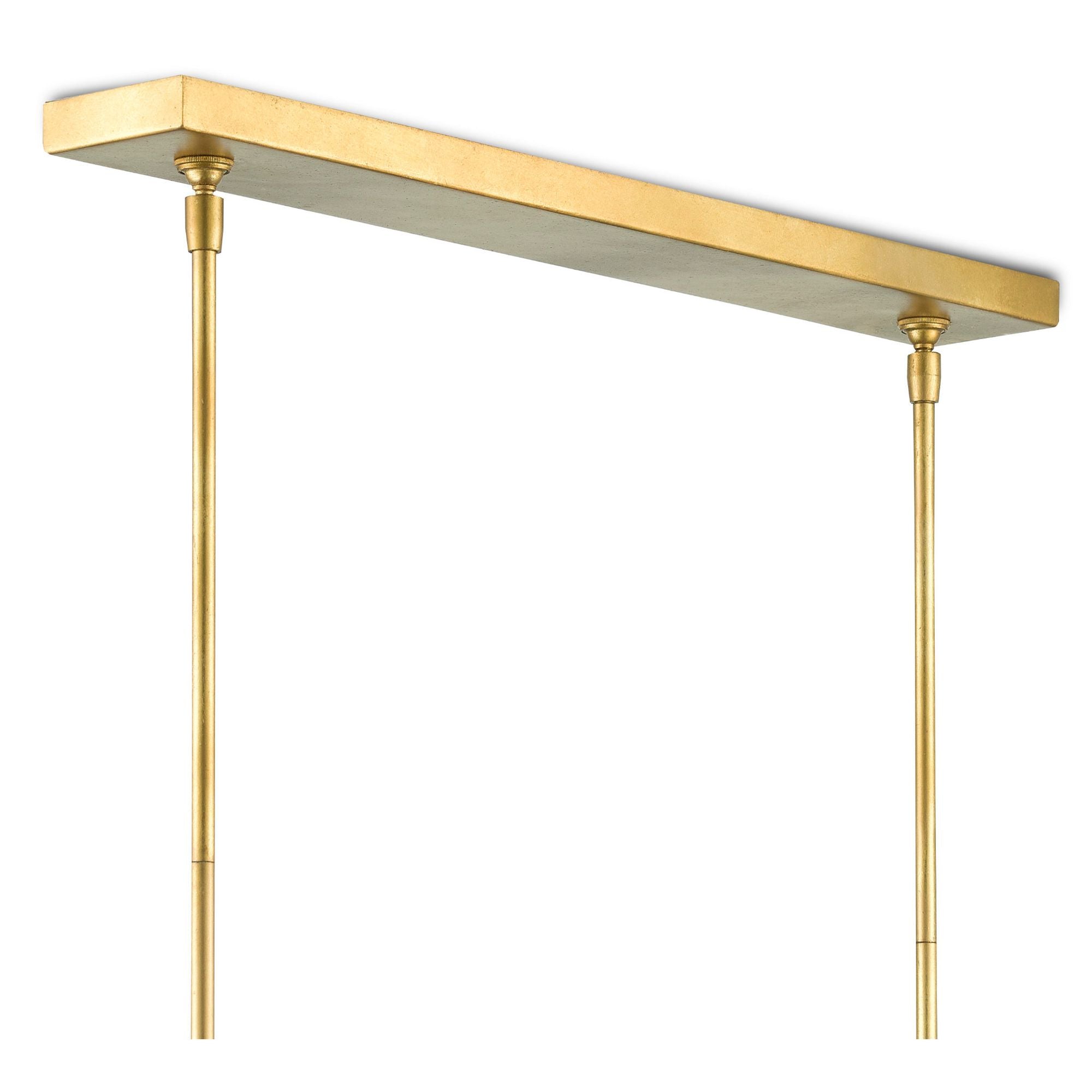 Tenby Rope Oval Chandelier - Contemporary Gold Leaf/Abaca Rope