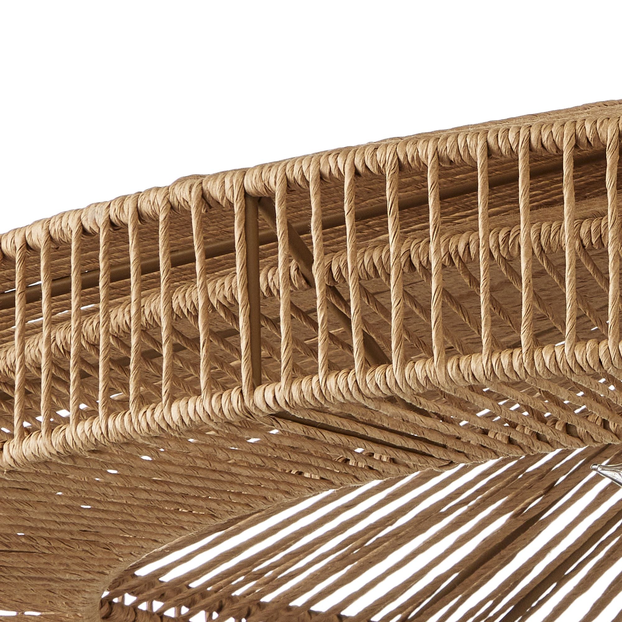 Maldives Chandelier - Natural/Satin Black