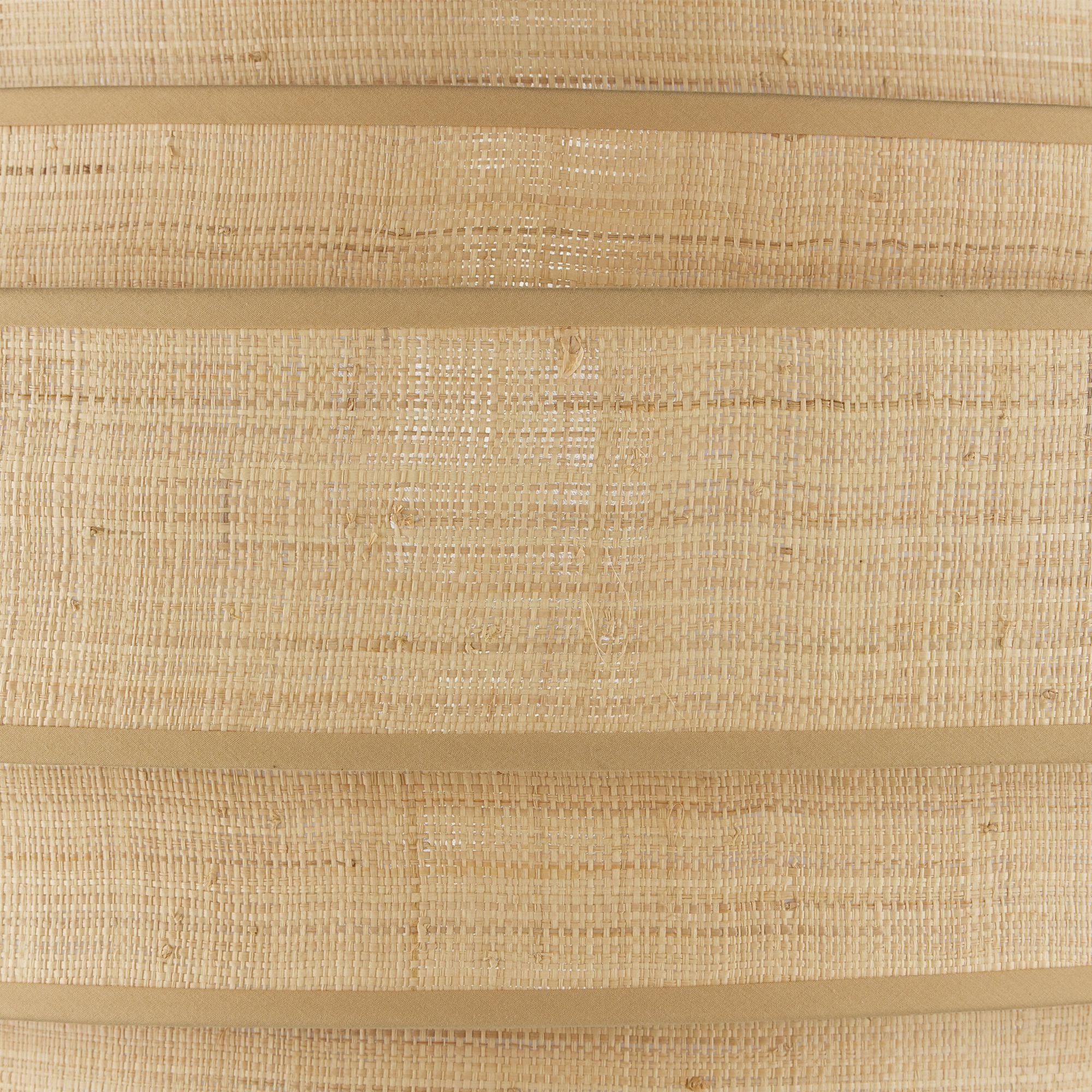 Maura Natural Chandelier - Natural/Satin Black