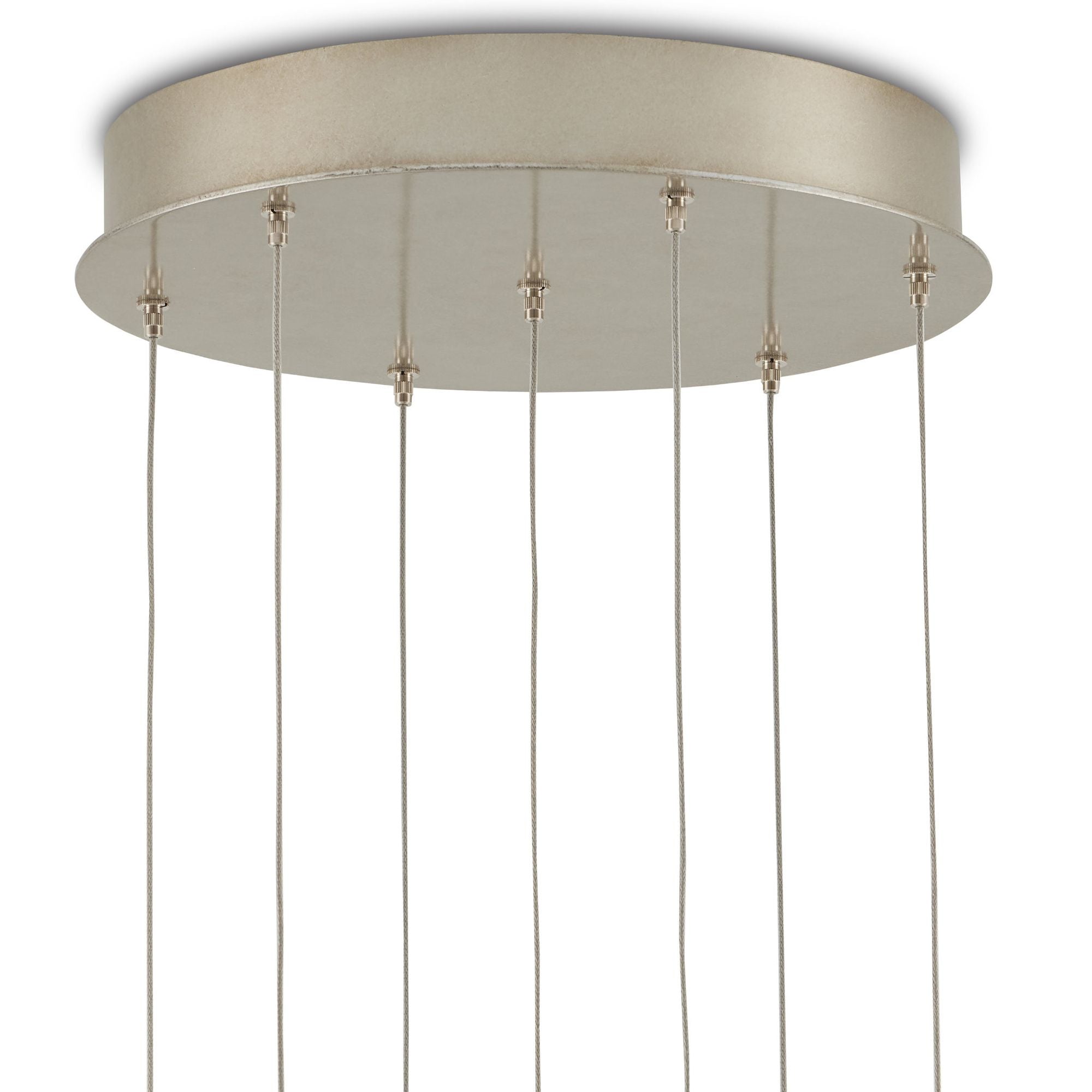 Regatta 7-Light Round Multi-Drop Pendant - Cupertino/Silver