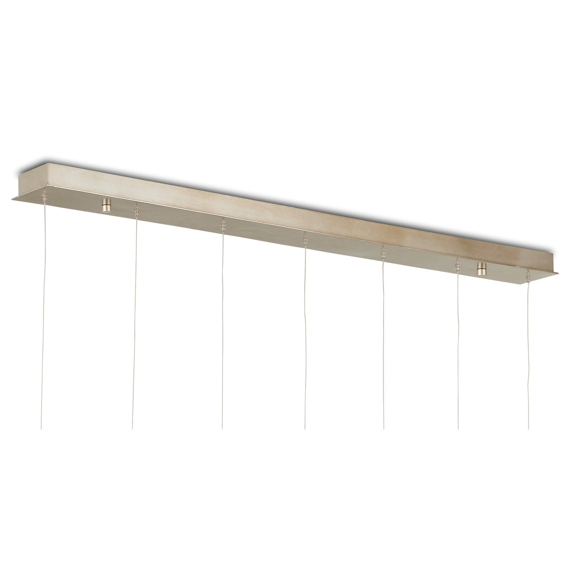 Alsop 7-Light Rectangular Multi-Drop Pendant - Brown/Black/Silver