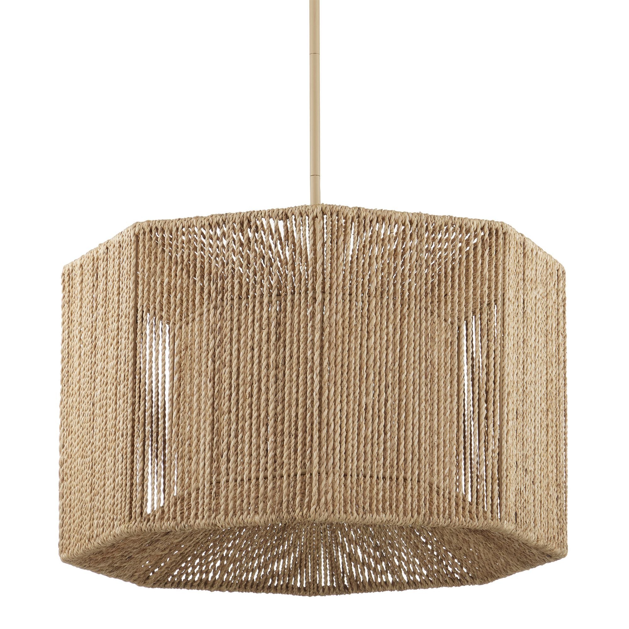 Mereworth Rope Chandelier - Beige/Natural