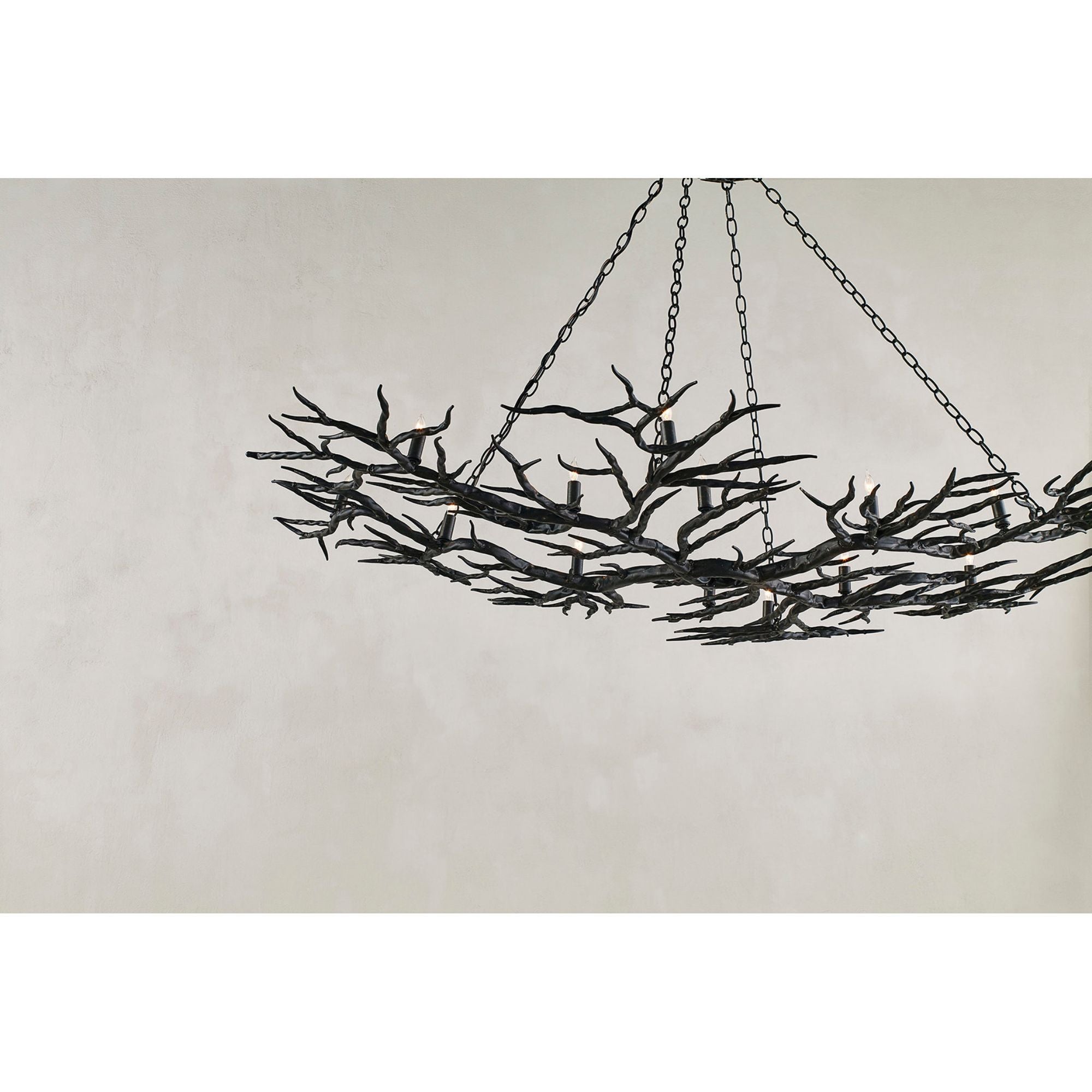 Rainforest Large Bronze Chandelier - Rustic Bronze