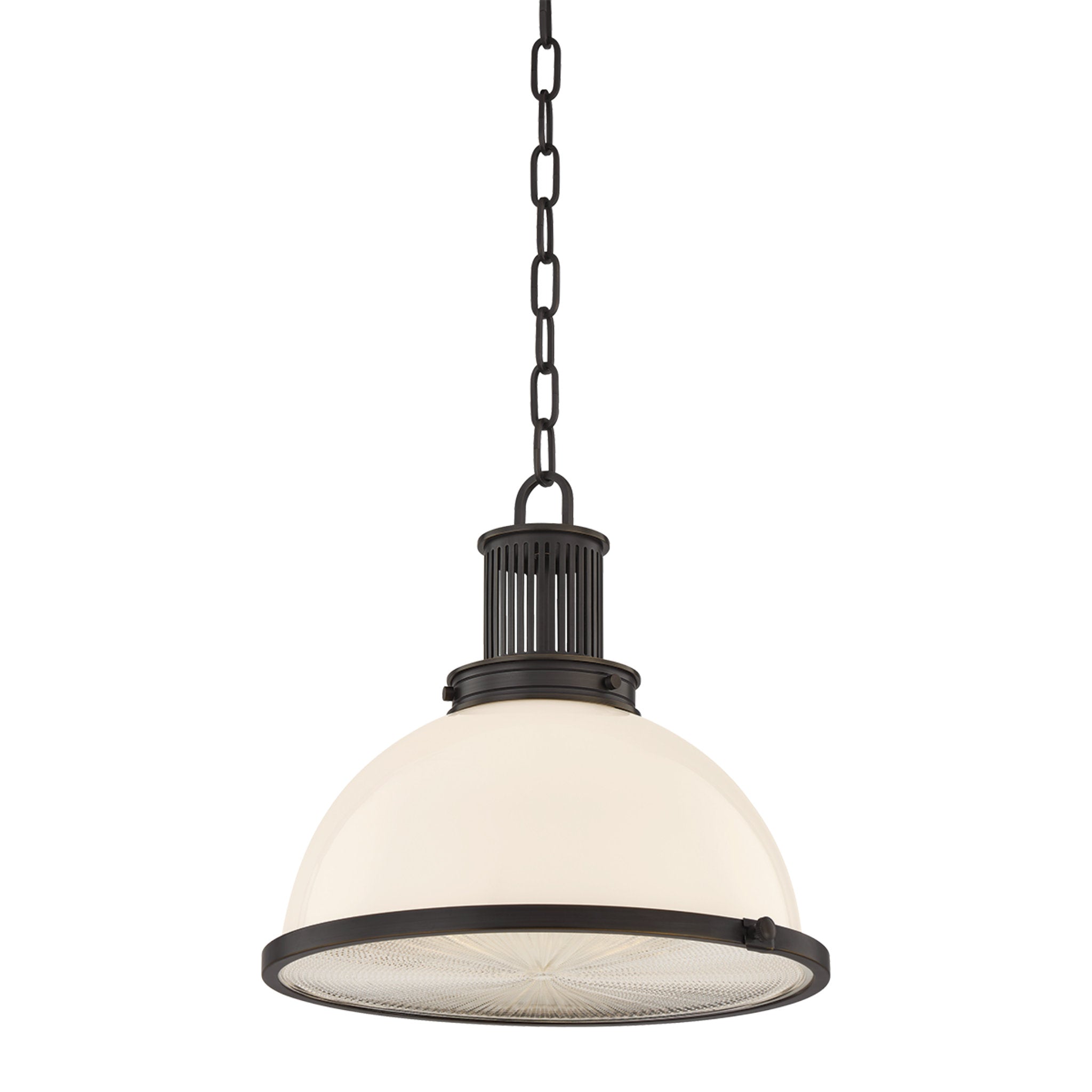 Pinesbridge 1-Light Pendant in Distressed Bronze 14.5W x 13.75H