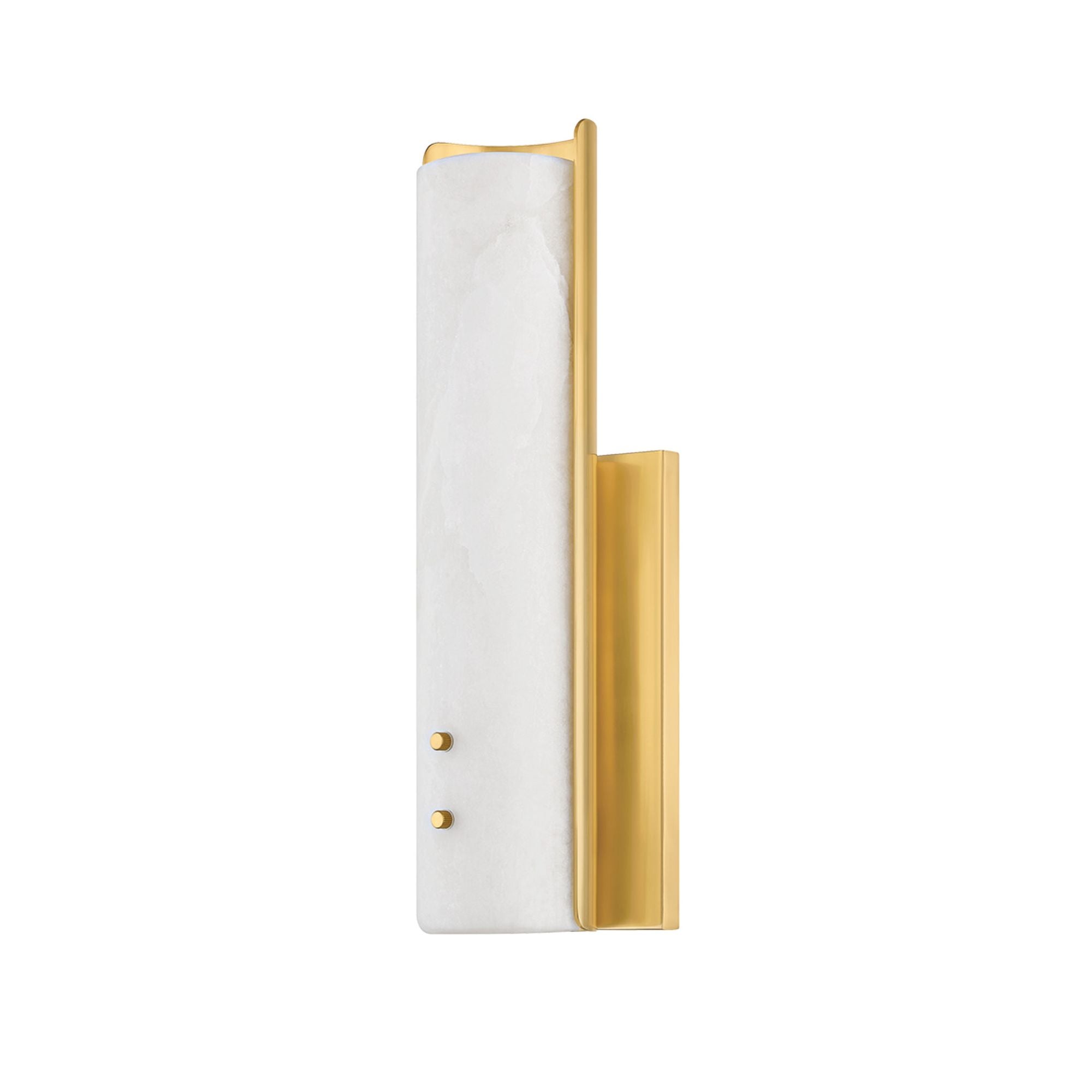 Lucio 1-Light Wall Sconce in Aged Brass 4.25W x 14.5H