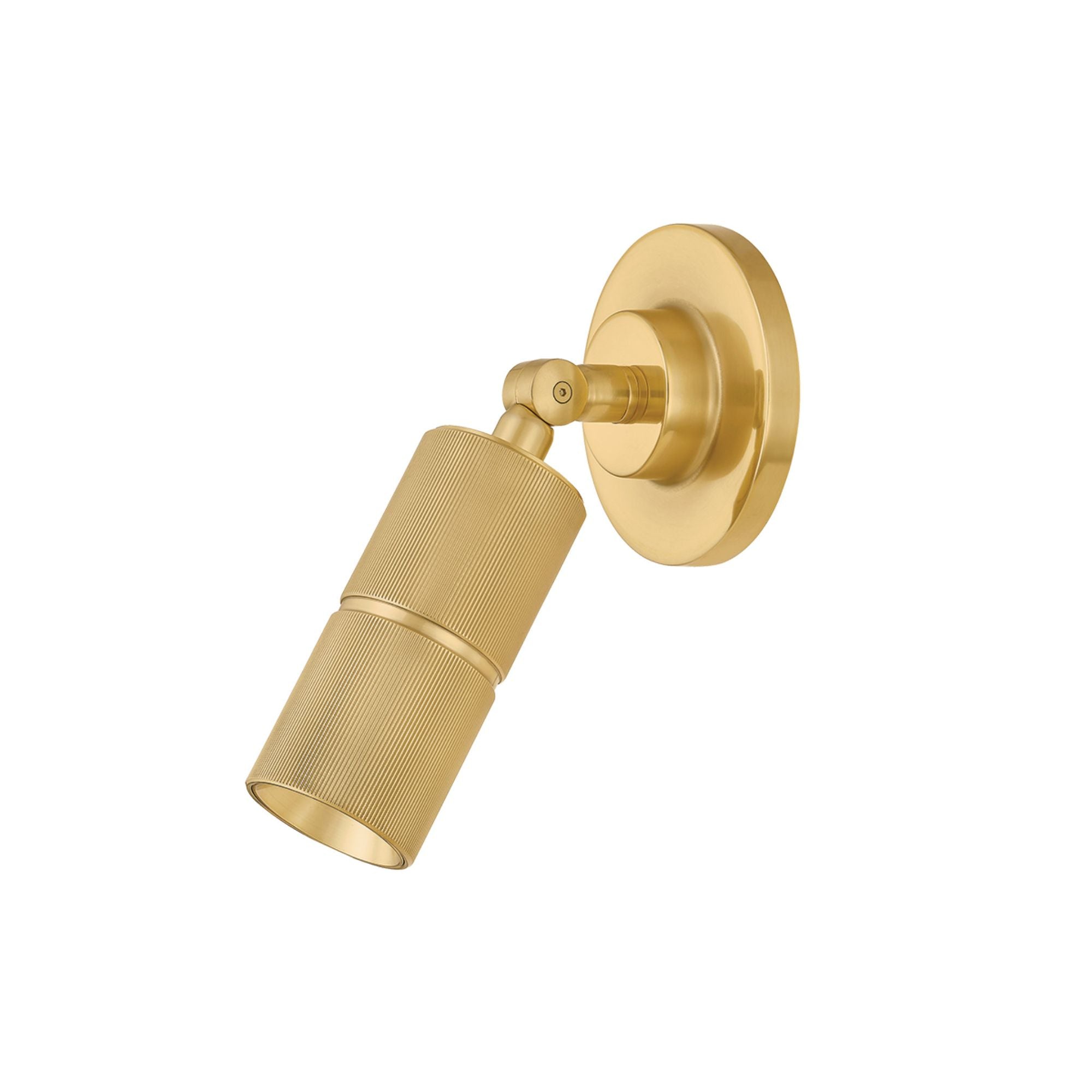 Truett 1-Light Wall Sconce in Aged Brass 5L x 5W x 9.75H