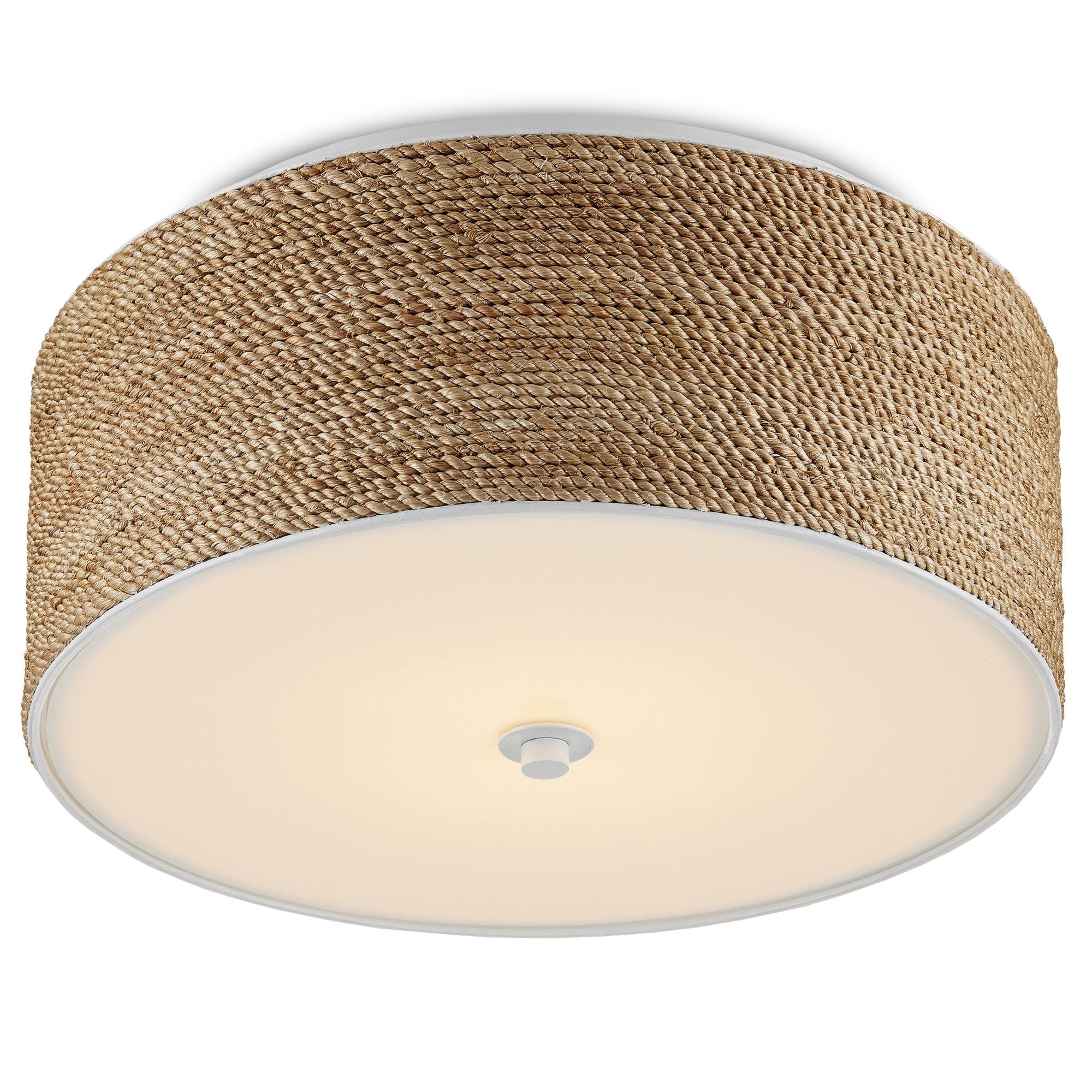 Coulton Rope Flush Mount - Natural/White