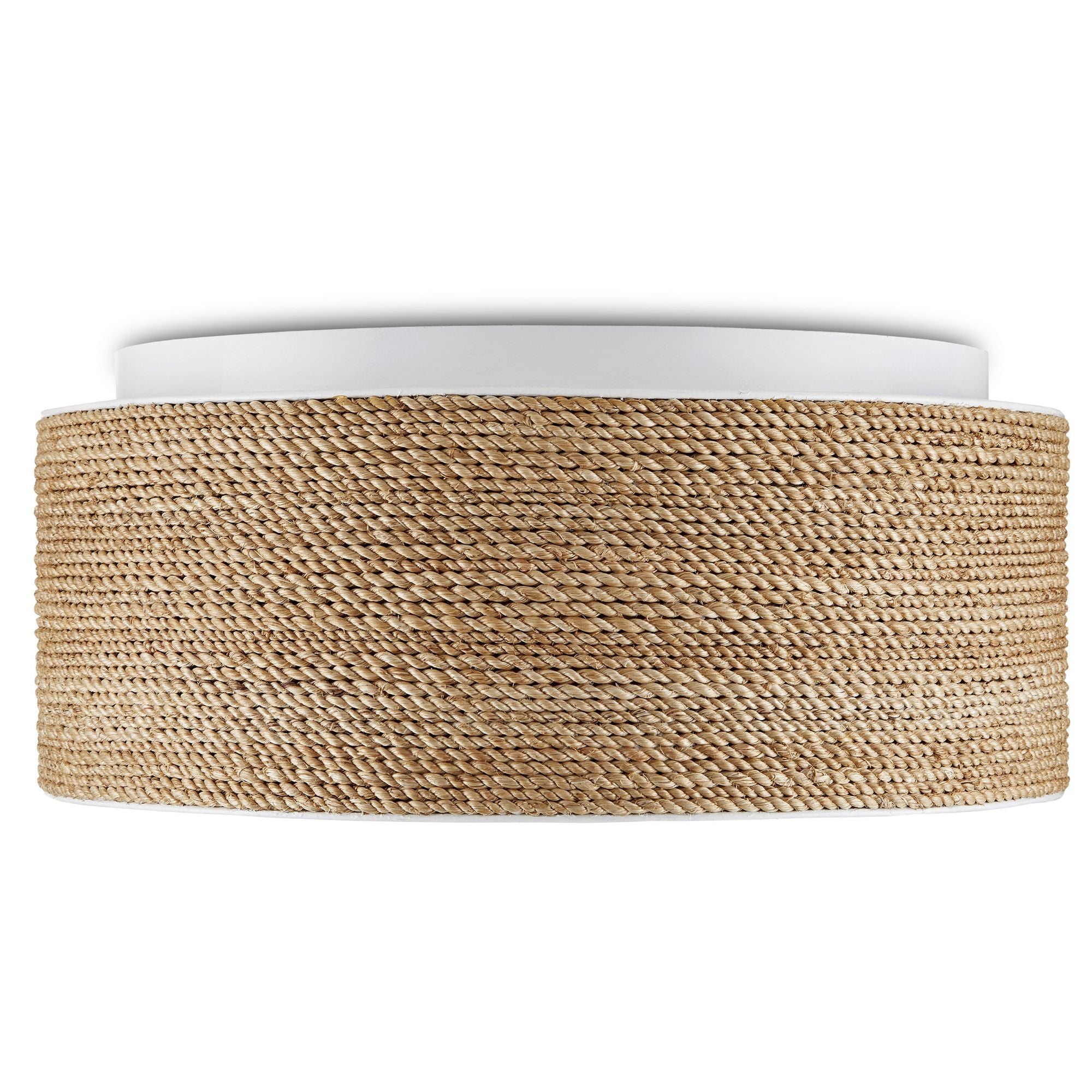 Coulton Rope Flush Mount - Natural/White