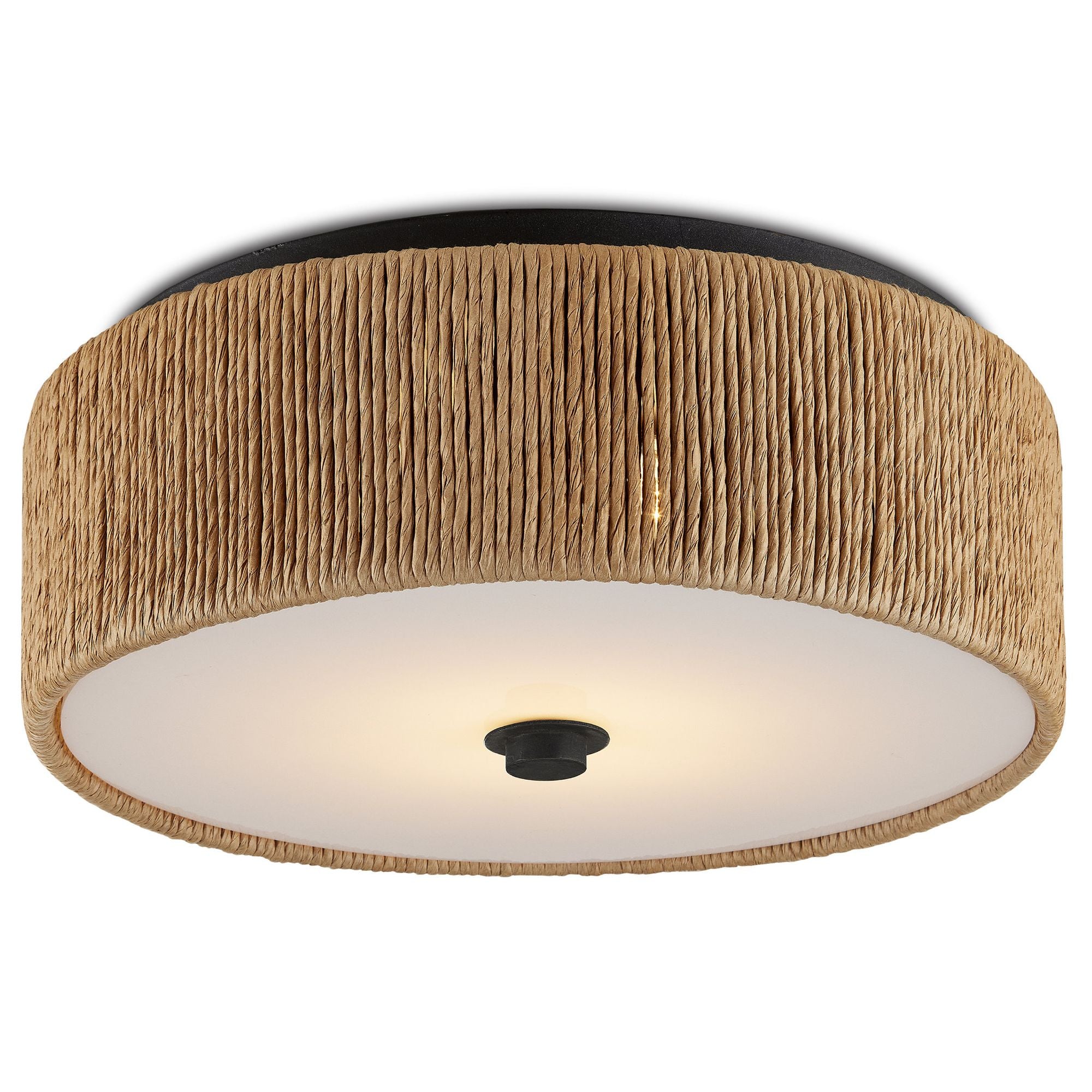 Brownell Flush Mount - Blacksmith/Natural