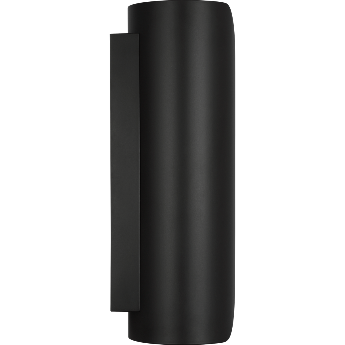 Anne-Marie Barton Armise 14" Narrow Sconce in Matte Carbon with Nova Frost W4.5" x H14" x E5"