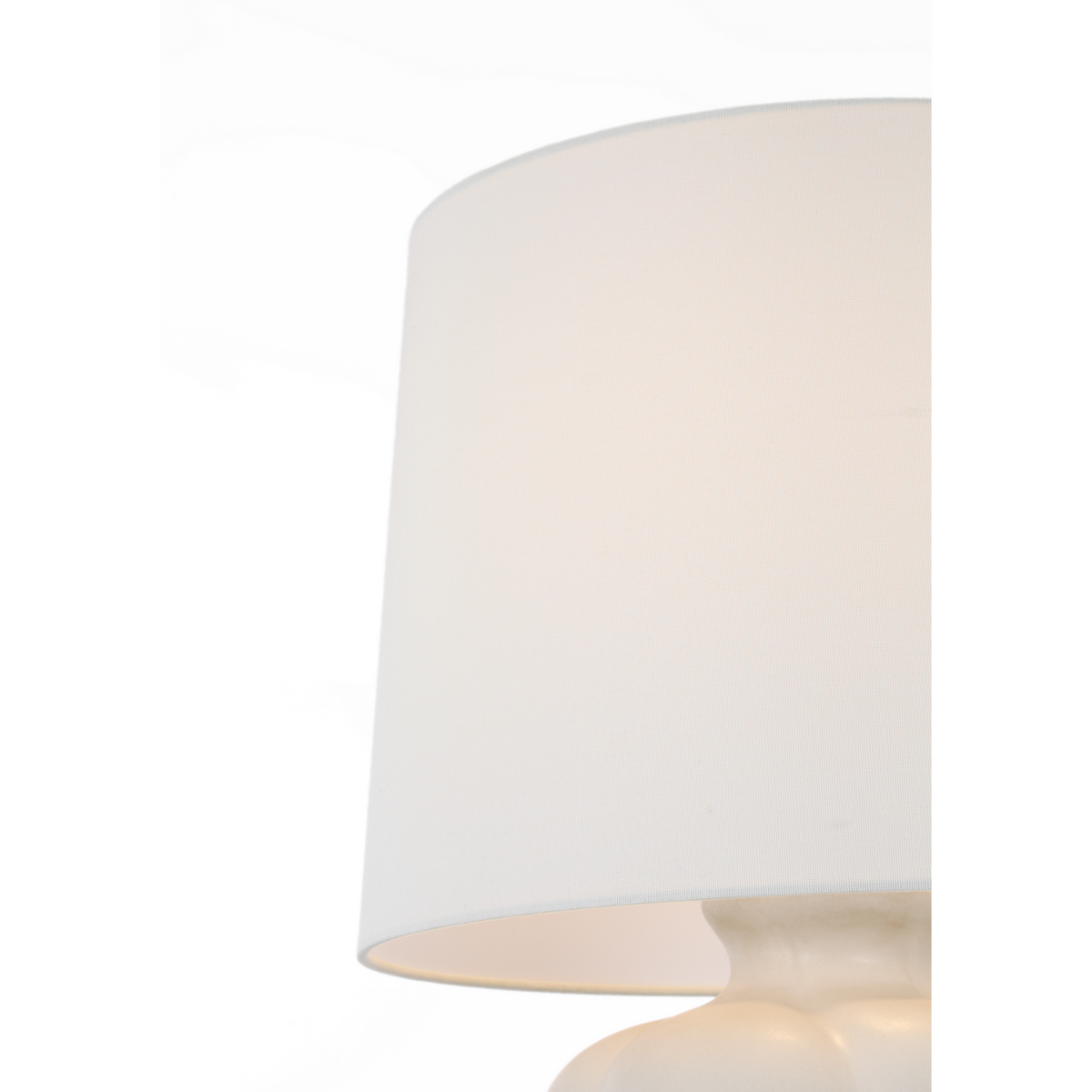 AERIN Marlene 25" Table Lamp in Chantilly with Linen Shade W16" x H25.25"