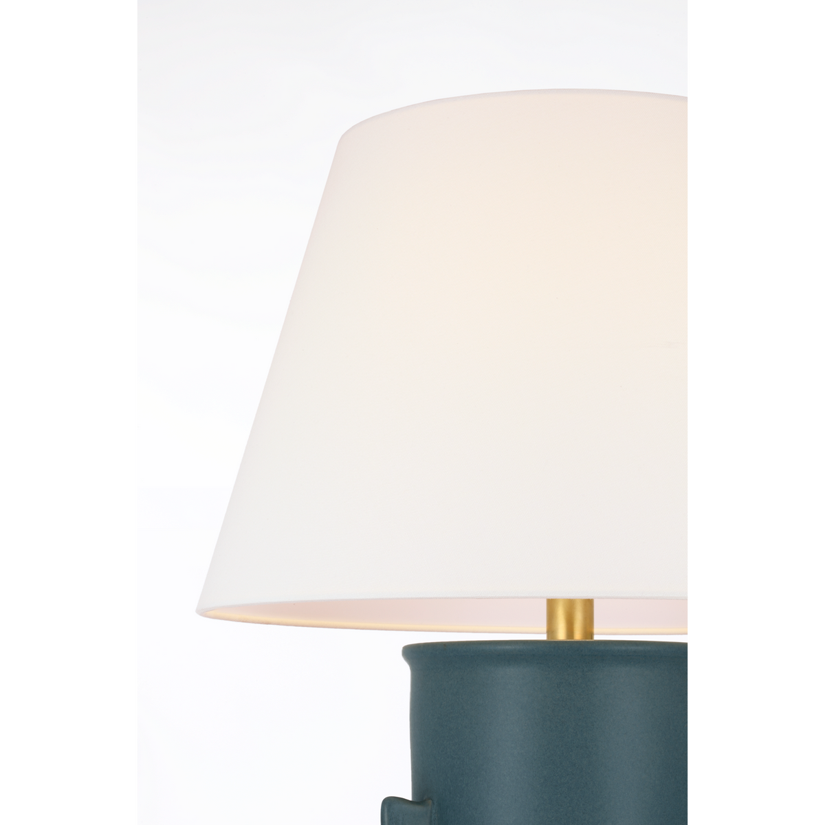 Chapman & Myers Menona 29" Table Lamp in Indigo with Linen Shade W19" x H29"