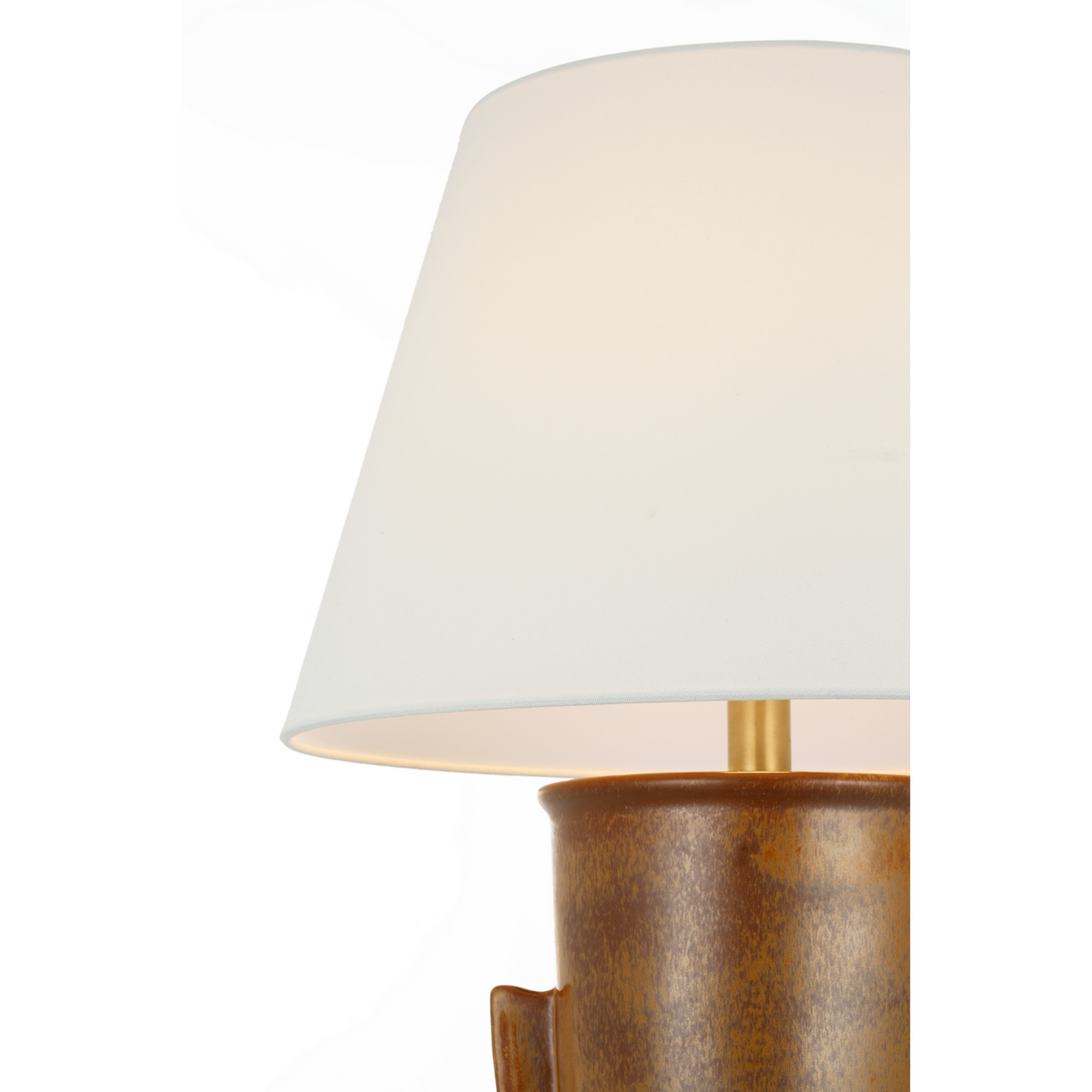 Chapman & Myers Menona 29" Table Lamp in Molten Amber with Linen Shade W19" x H29"
