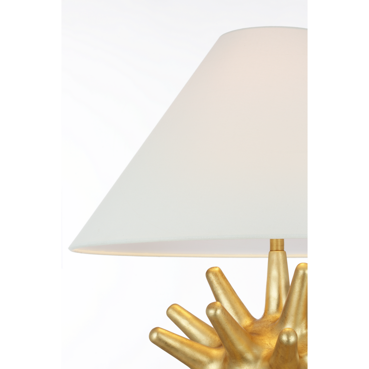 Chapman & Myers Nerina 26" Table Lamp in Gold Lustre with Linen Shade W21.5" x H26"