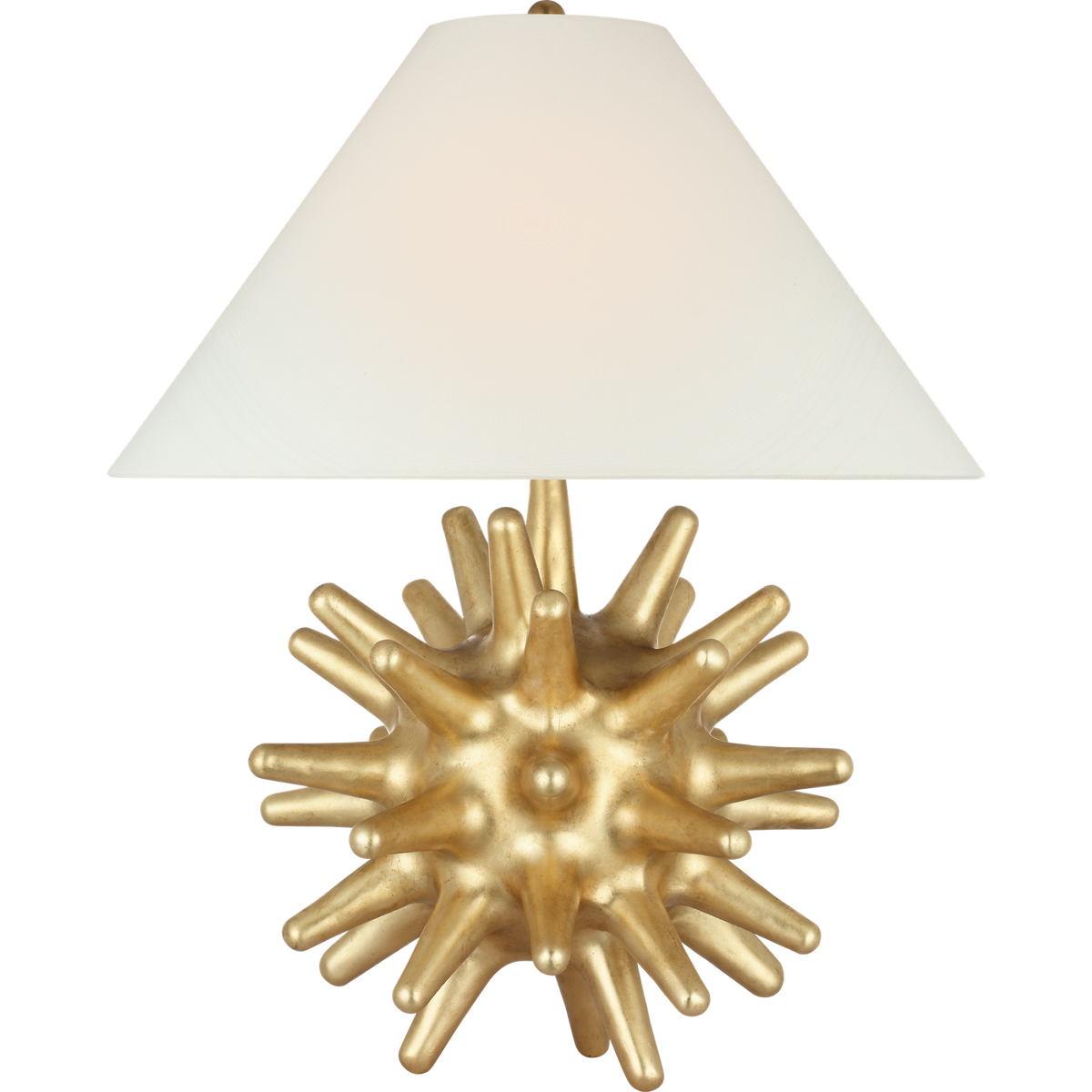 Chapman & Myers Nerina 26" Table Lamp in Gold Lustre with Linen Shade W21.5" x H26"