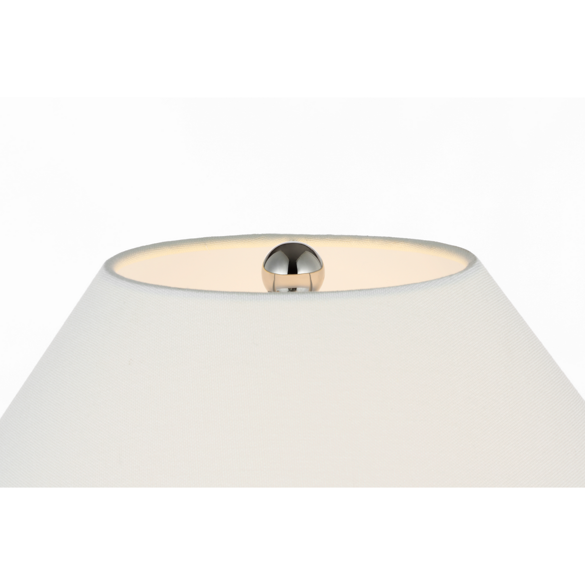 Chapman & Myers Nerina 26" Table Lamp in Silver Lustre with Linen Shade W21.5" x H26"
