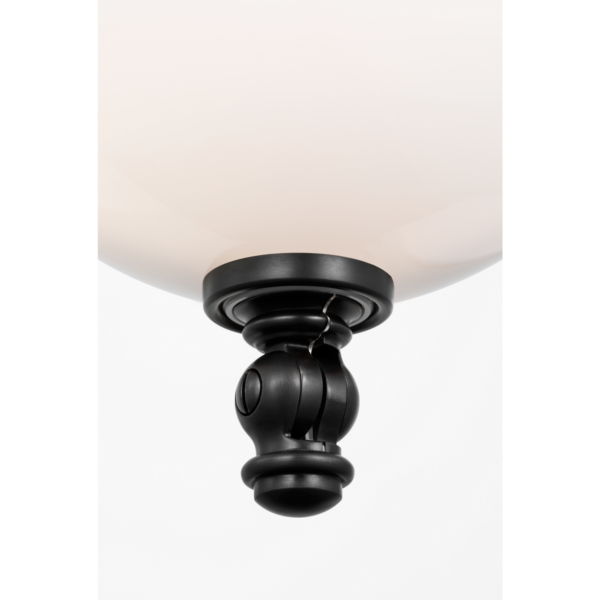 Chapman & Myers Datum Necklace Chandelier in Bronze with White Glass W7" - 45.75" x H57.5"