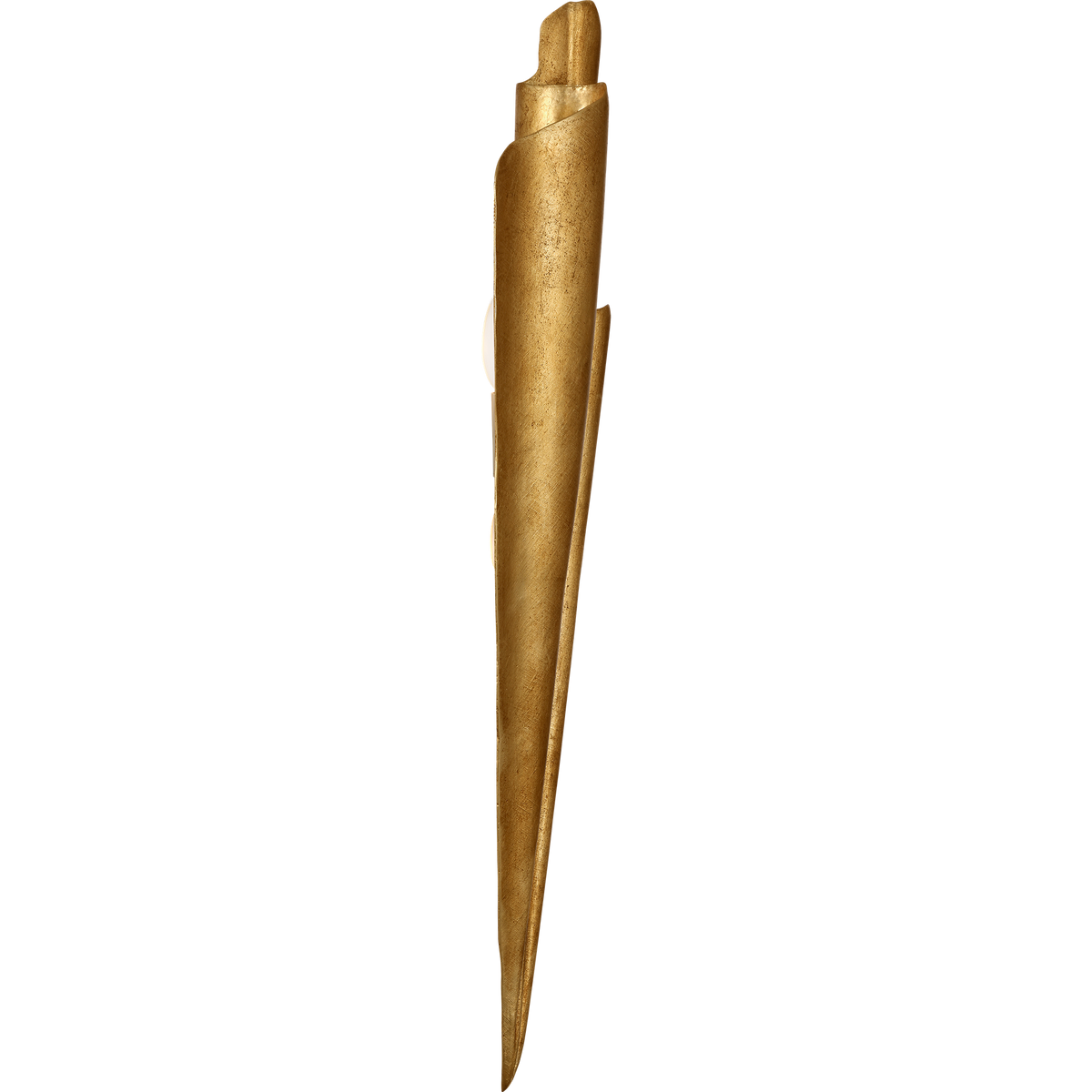Fisher Weisman Millicent 31" Gathered Left Wall Washer in Gold Lustre W14" x H31.5" x E4"