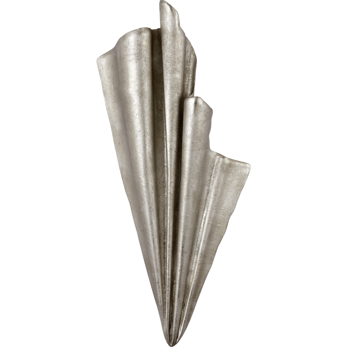 Fisher Weisman Millicent 31" Gathered Left Wall Washer in Silver Lustre W14" x H31.5" x E4"