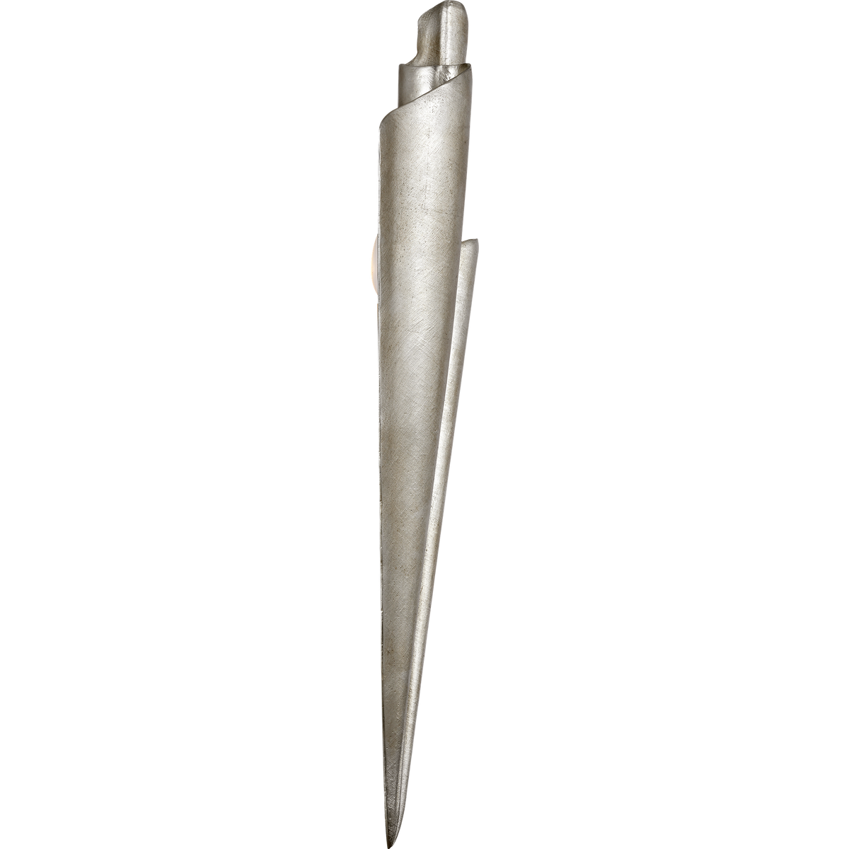 Fisher Weisman Millicent 31" Gathered Left Wall Washer in Silver Lustre W14" x H31.5" x E4"