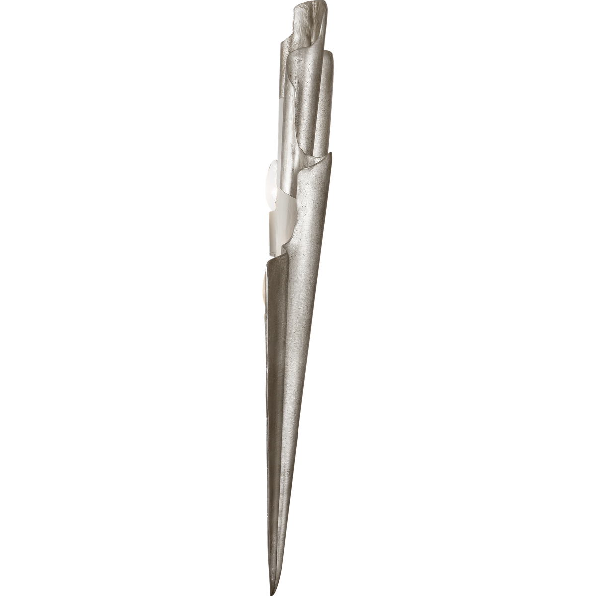Fisher Weisman Millicent 31" Gathered Right Wall Washer in Silver Lustre W14" x H31.5" x E4"