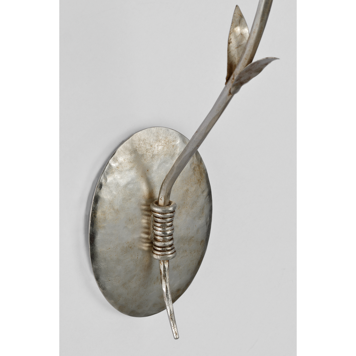 Fisher Weisman Florenz 18" Single Sconce in Silver Lustre W4.25" x H18.25" x E6.5"