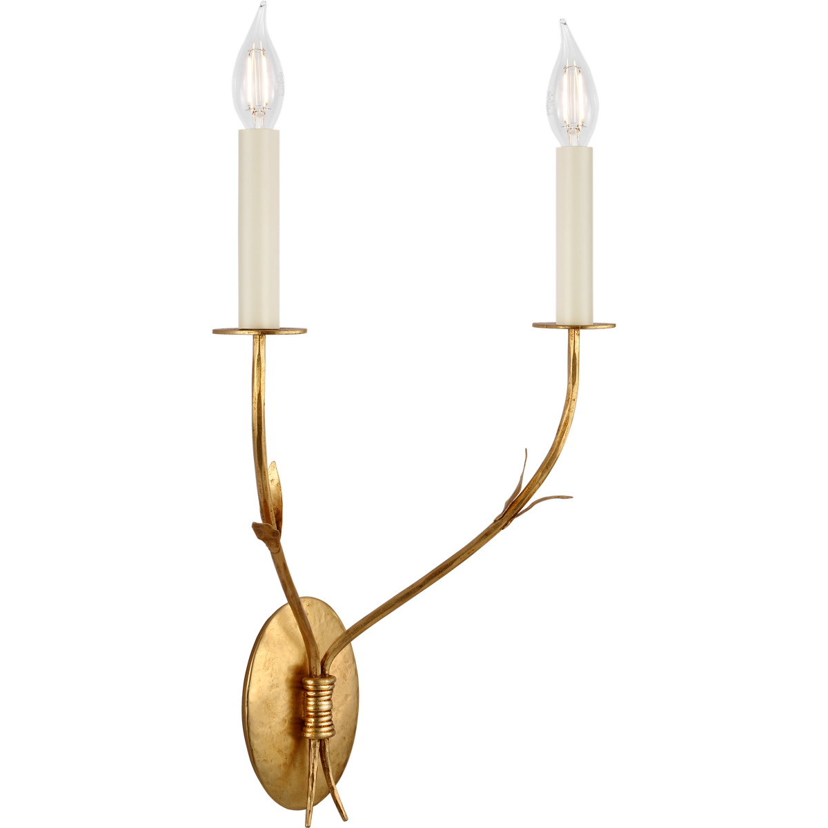 Fisher Weisman Florenz 18" Double Sconce in Gold Lustre W14" x H18.25" x E5.75"