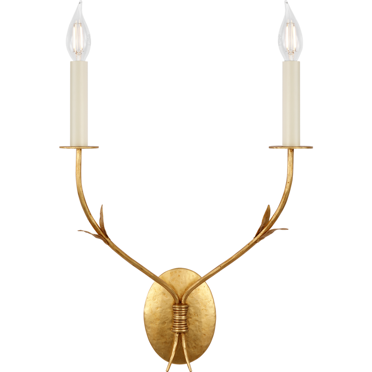 Fisher Weisman Florenz 18" Double Sconce in Gold Lustre W14" x H18.25" x E5.75"
