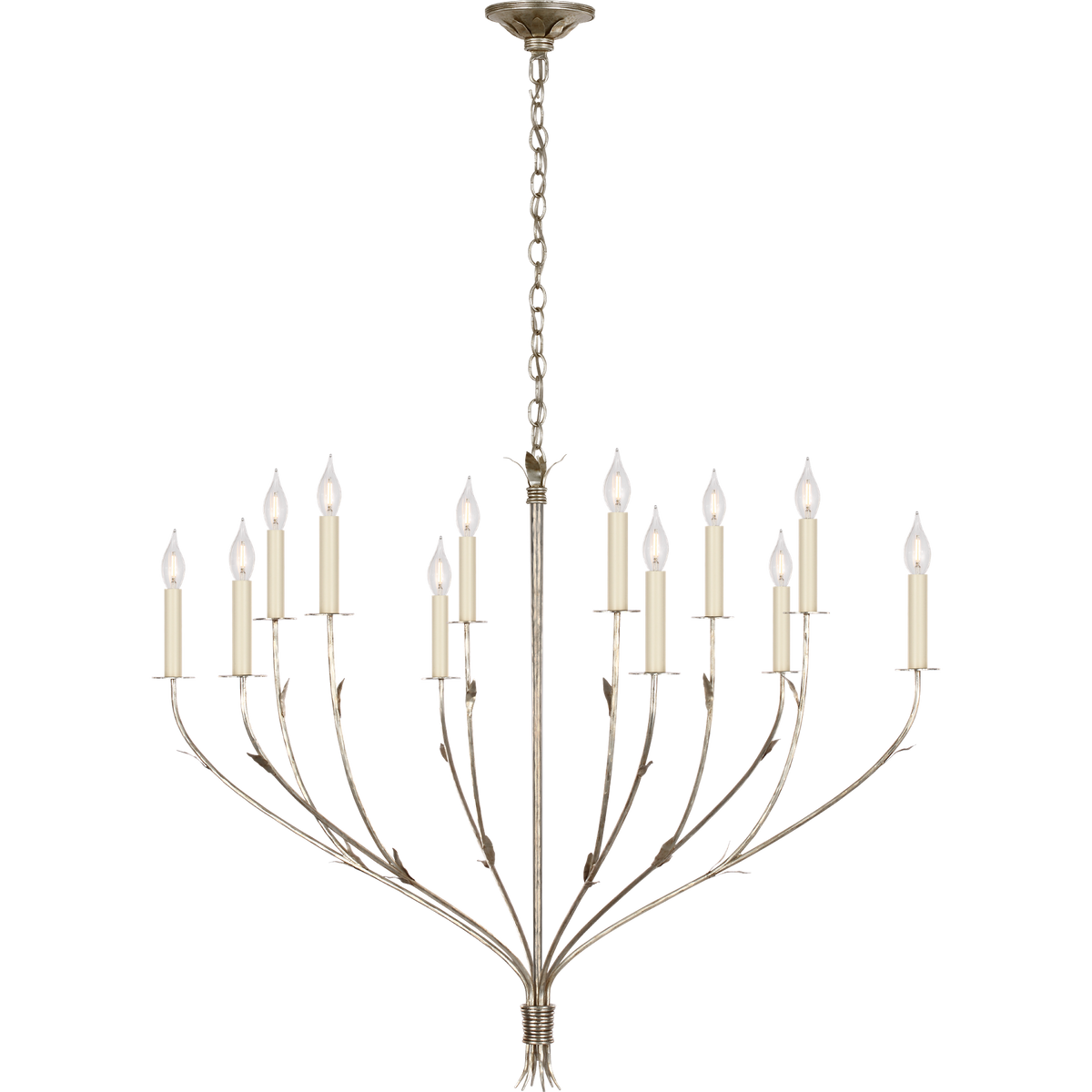 Fisher Weisman Florenz 42" Chandelier in Silver Lustre W42" x H33.25"
