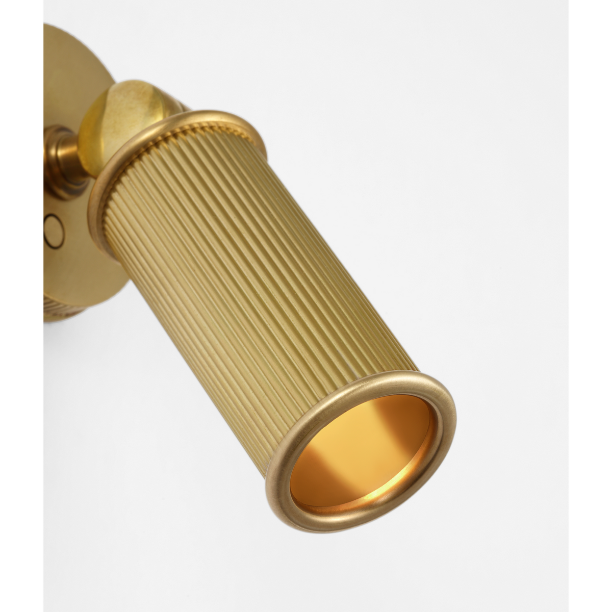 Marie Flanigan Tate 4" Pivoting Reading Light in Soft Brass W2" x H4" x E1.75"