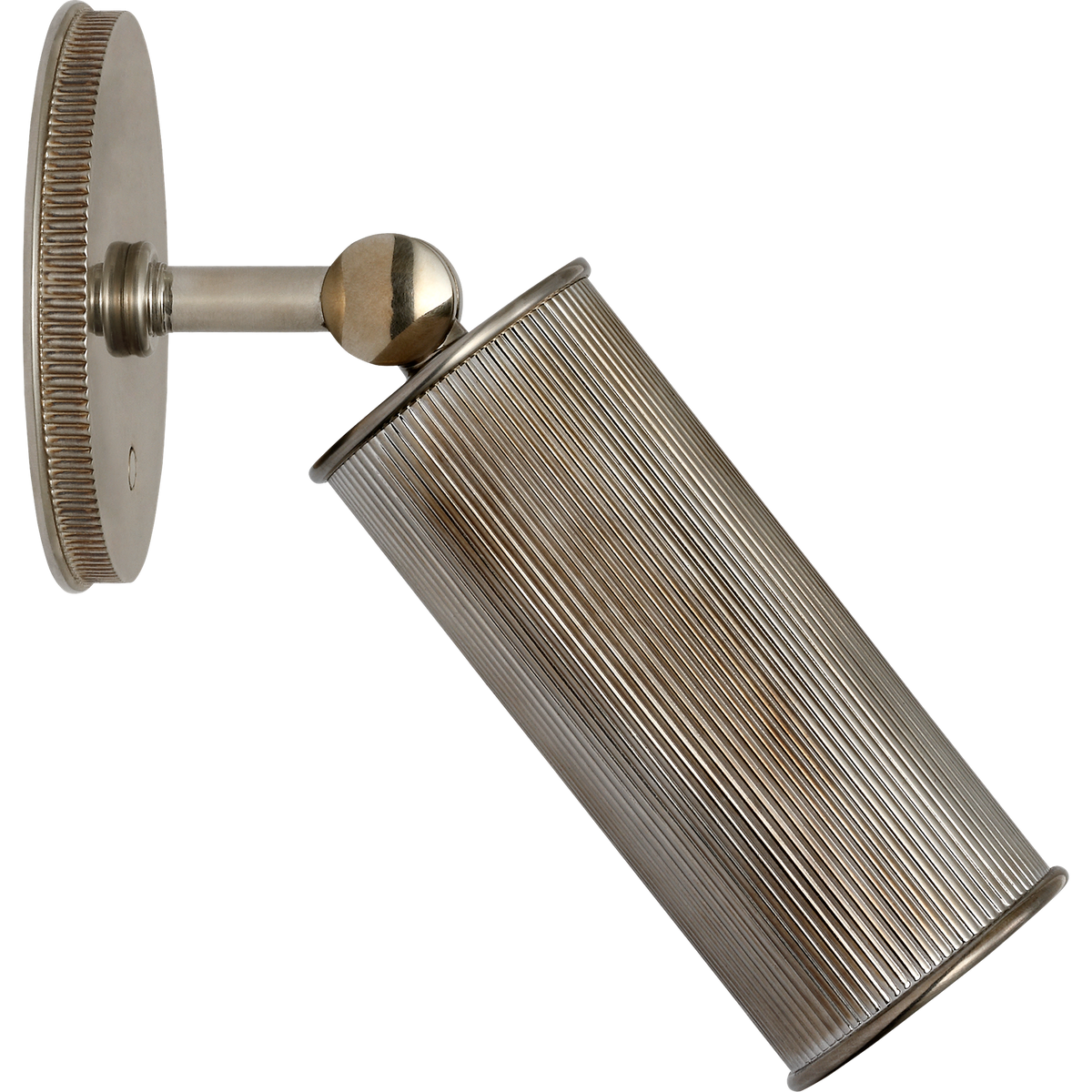 Marie Flanigan Tate 6" Pivoting Reading Light in Pewter W3.25" x H6.5" x E3"