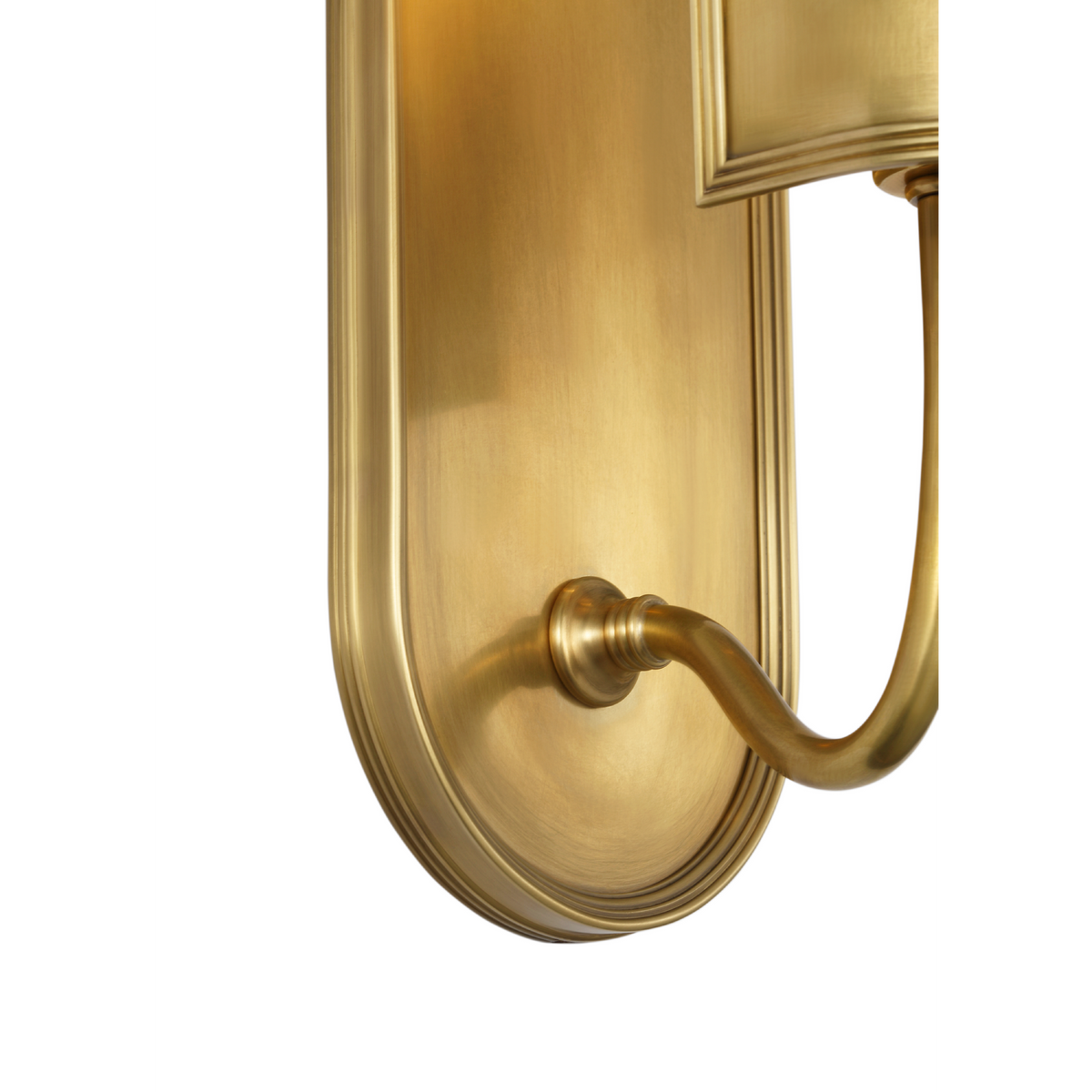 Marie Flanigan Sadie 14" Wall Sconce in Soft Brass with Soft Brass Shade W4.25" x H13.5" x E5"