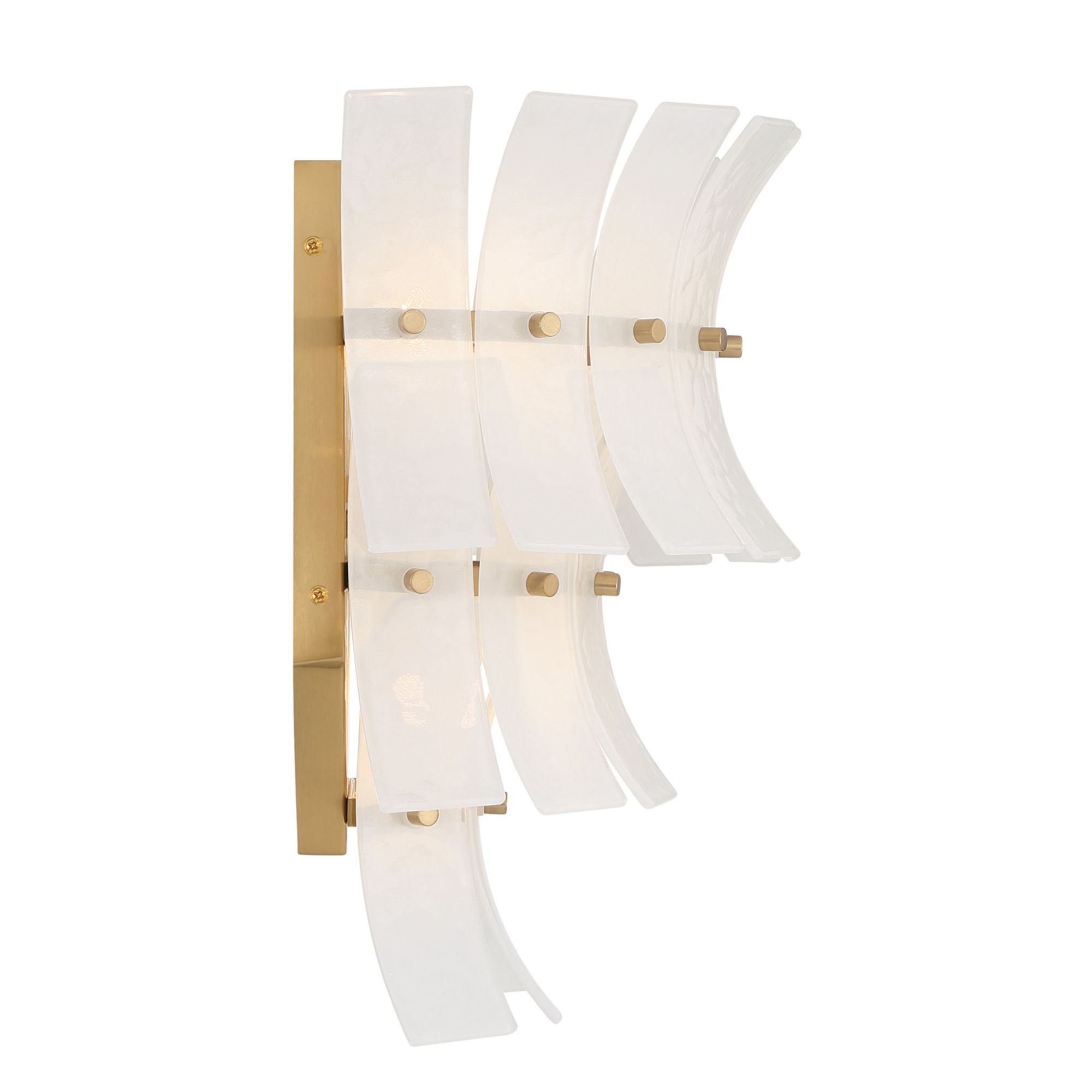 Abigail 3 Light Aged Brass Sconce 15"W x 14.75"H x 8.25"D